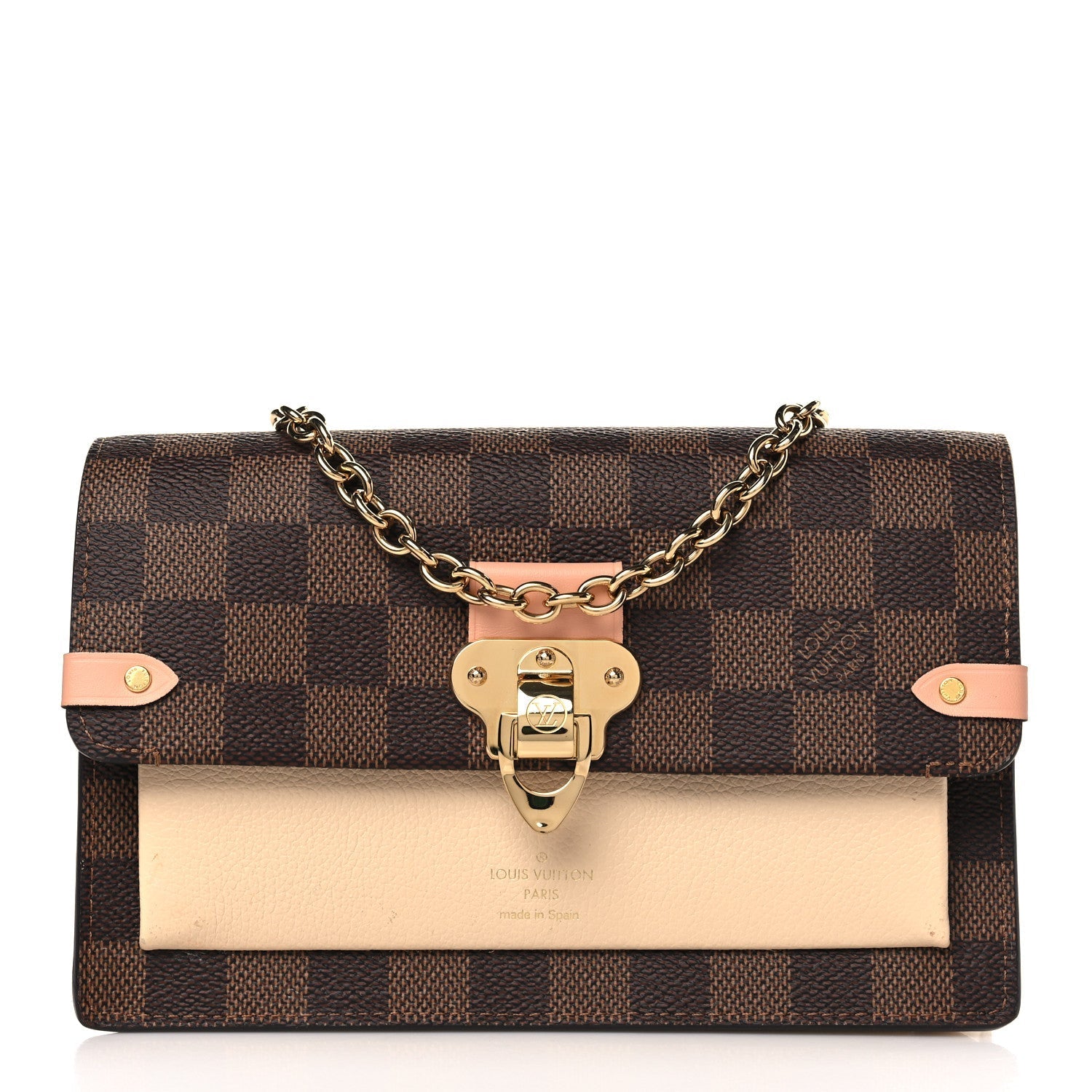 Louis Vuitton EBENE VAVIN ON CREAM Damier Wallet Case