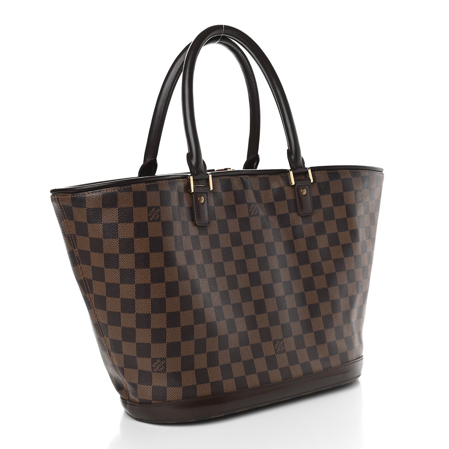 Louis Vuitton Ebene Manosque GM Damier Handbag