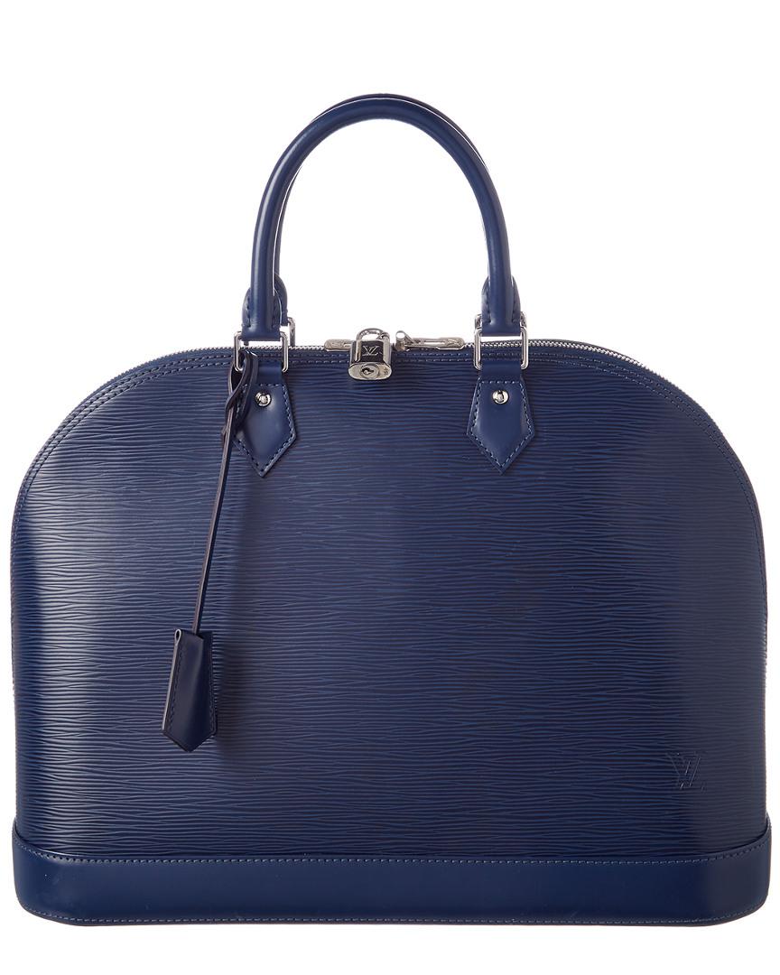 Louis Vuitton INDIGO ALMA GM Epi Leather Handbag