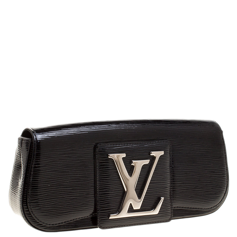 Louis Vuitton Electric Sobe Epi Leather Black Clutch Bag