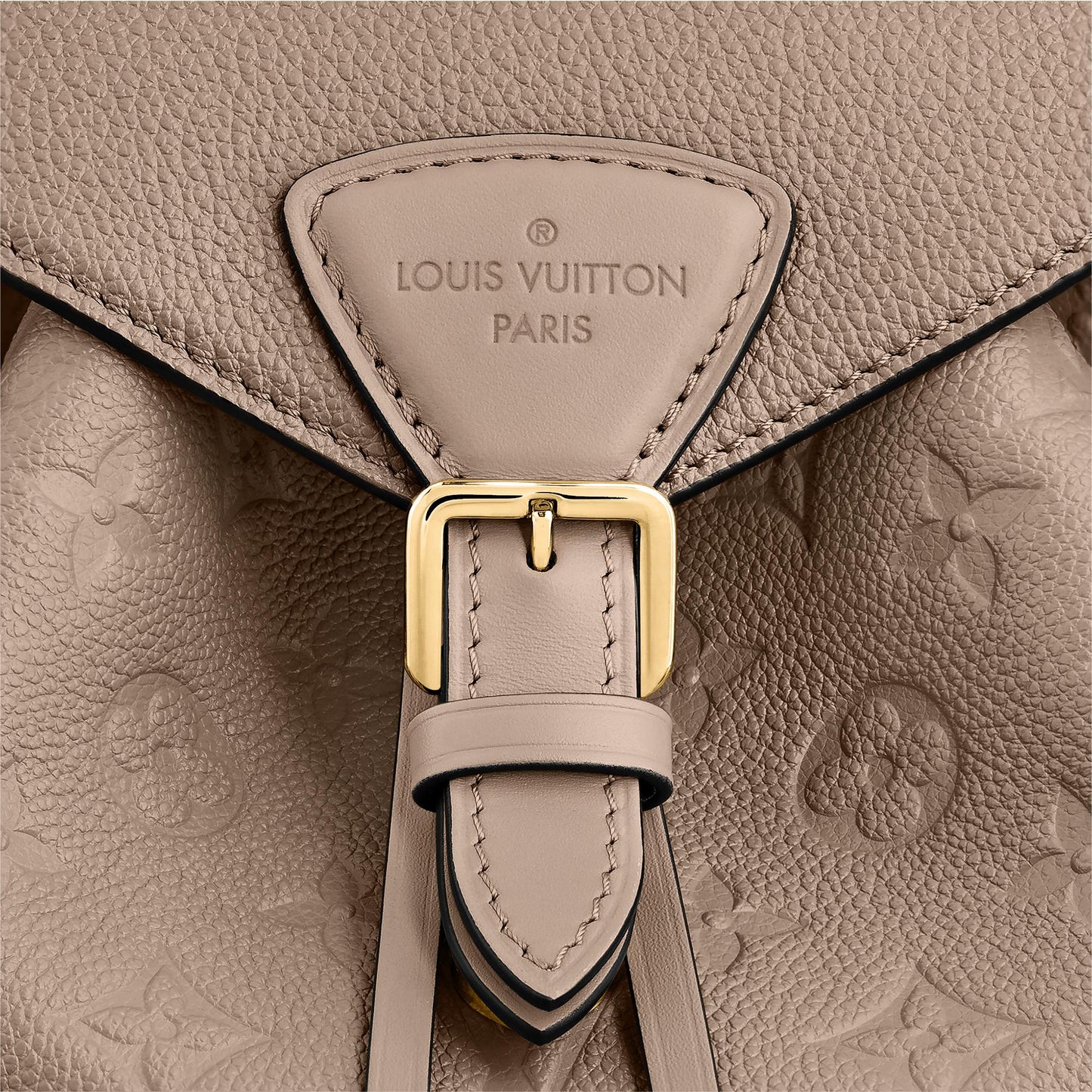 Louis Vuitton Montsouris PM Tourterelle Backpack Empreinte