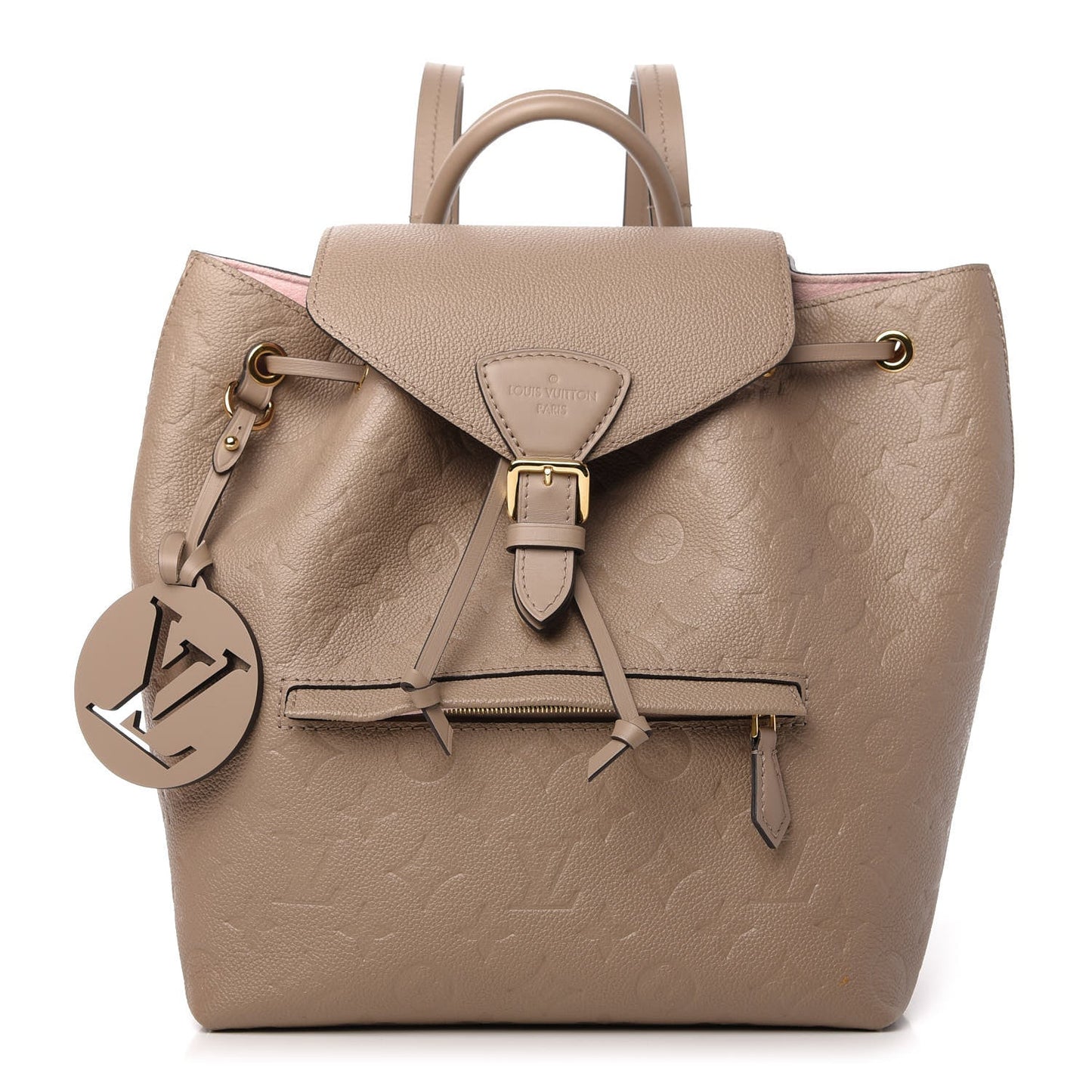 Louis Vuitton Montsouris PM Tourterelle Backpack Empreinte