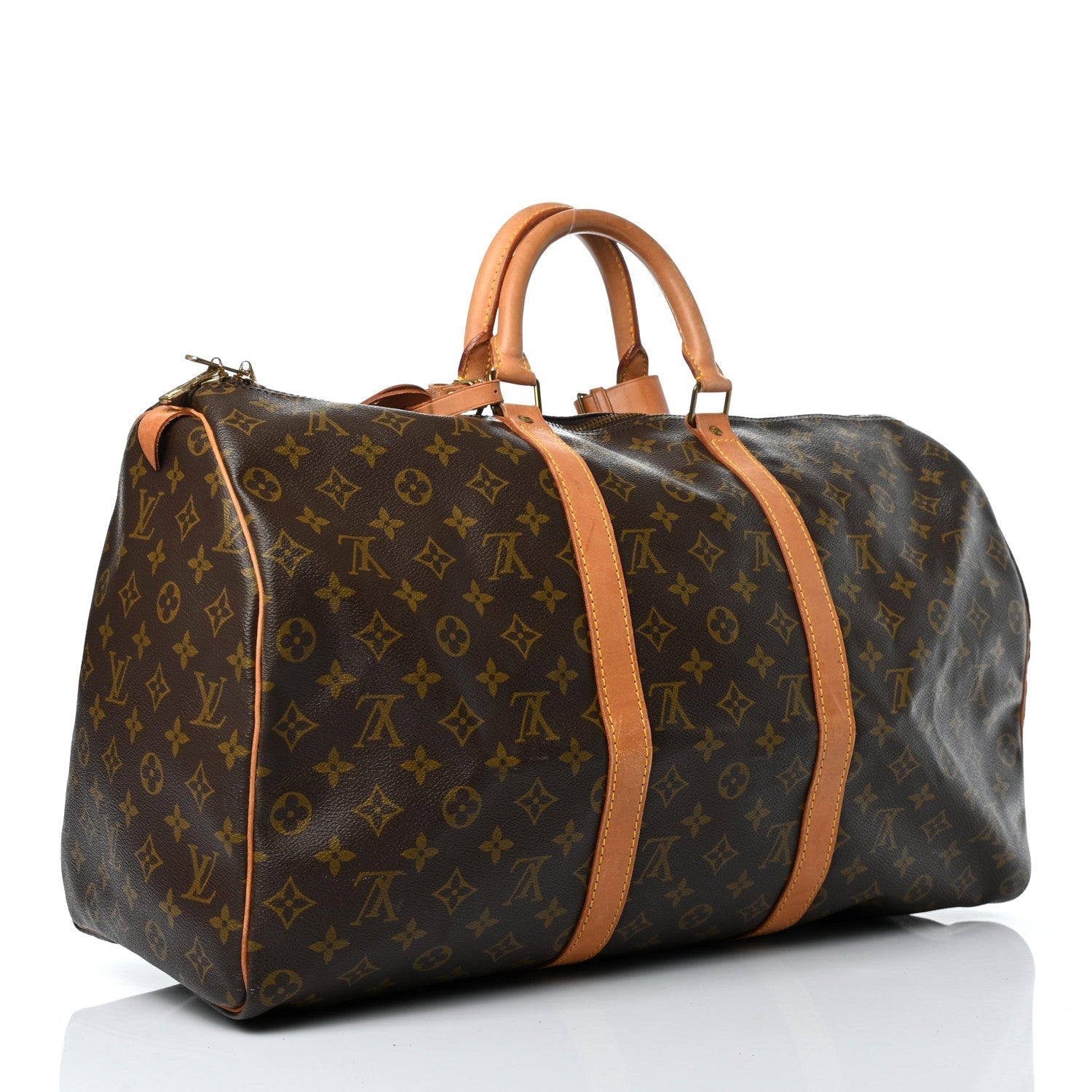 Louis Vuitton Keepall 50 Duffle Monogram Canvas Travel Bag