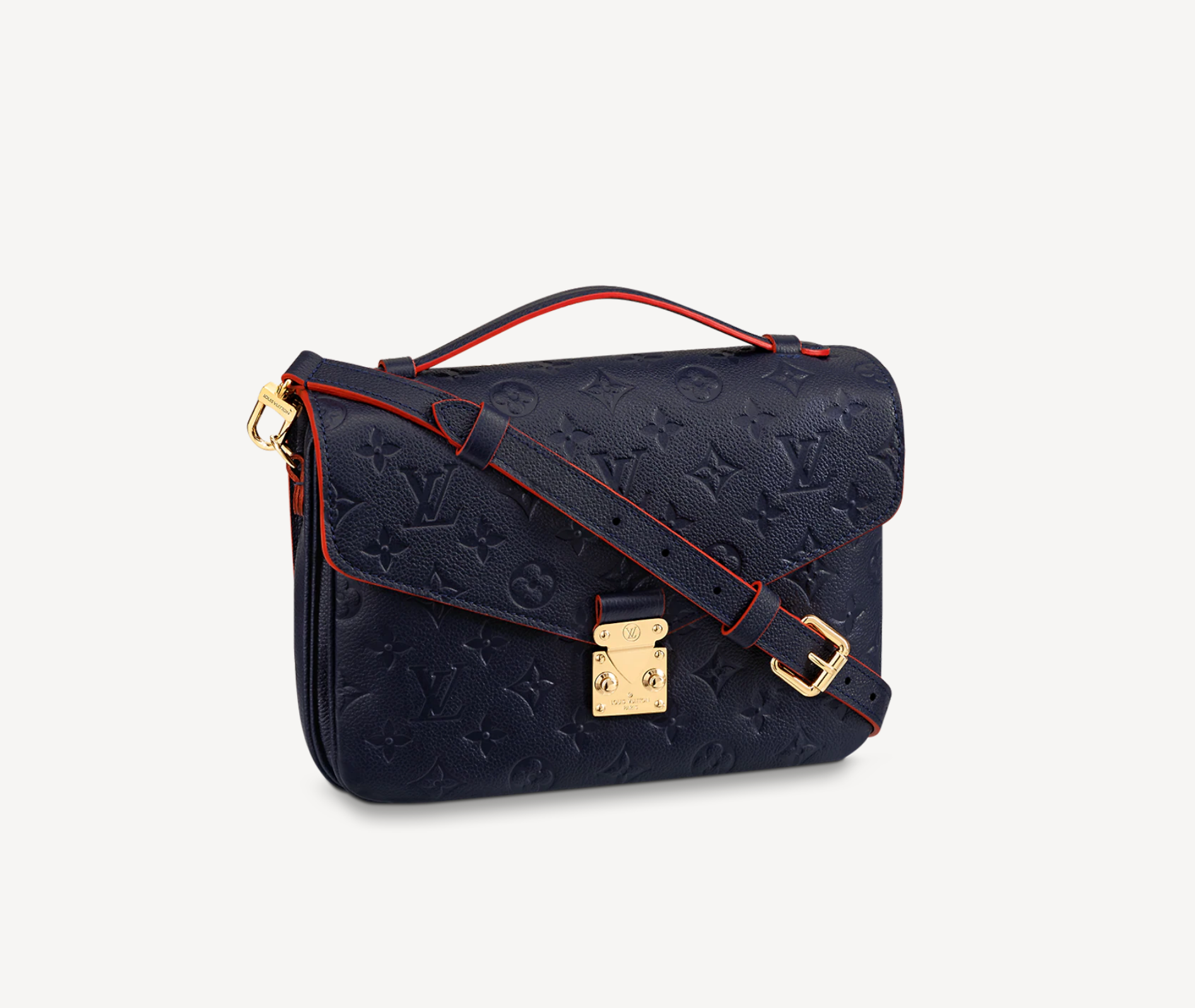Louis Vuitton Métis Pochette Empreinte Leather Metis Clutch Bag