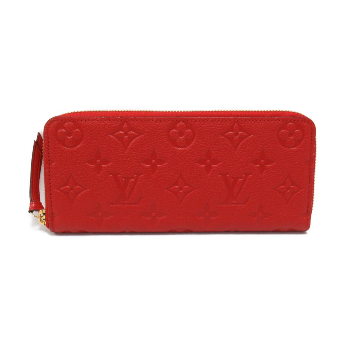Louis Vuitton Clemence Cherry Empreinte Wallet Case