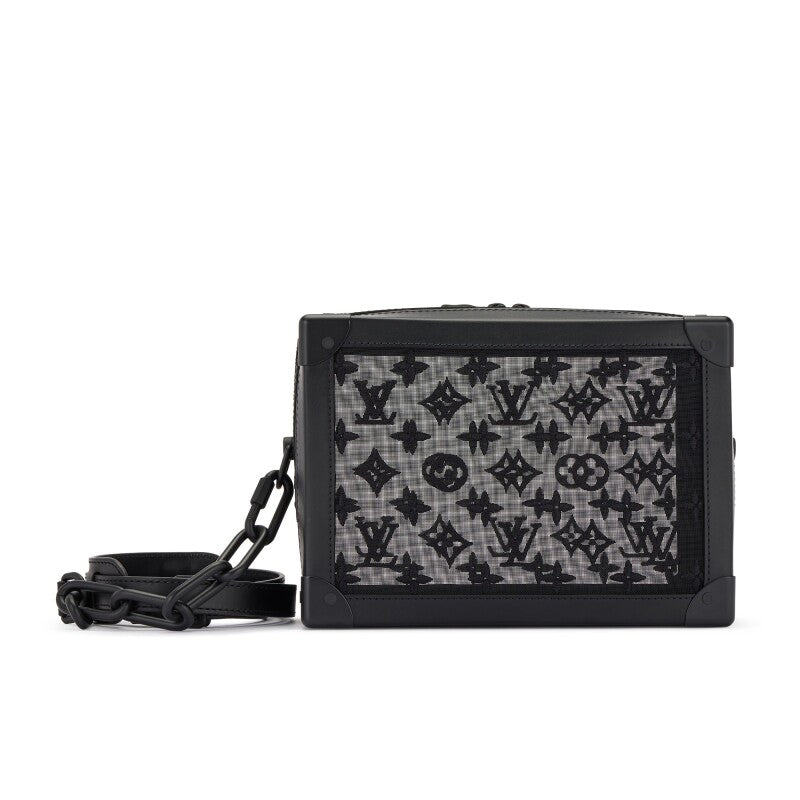 Louis Vuitton Virgil Abloh Soft Trunk Monogram Noir Handbag