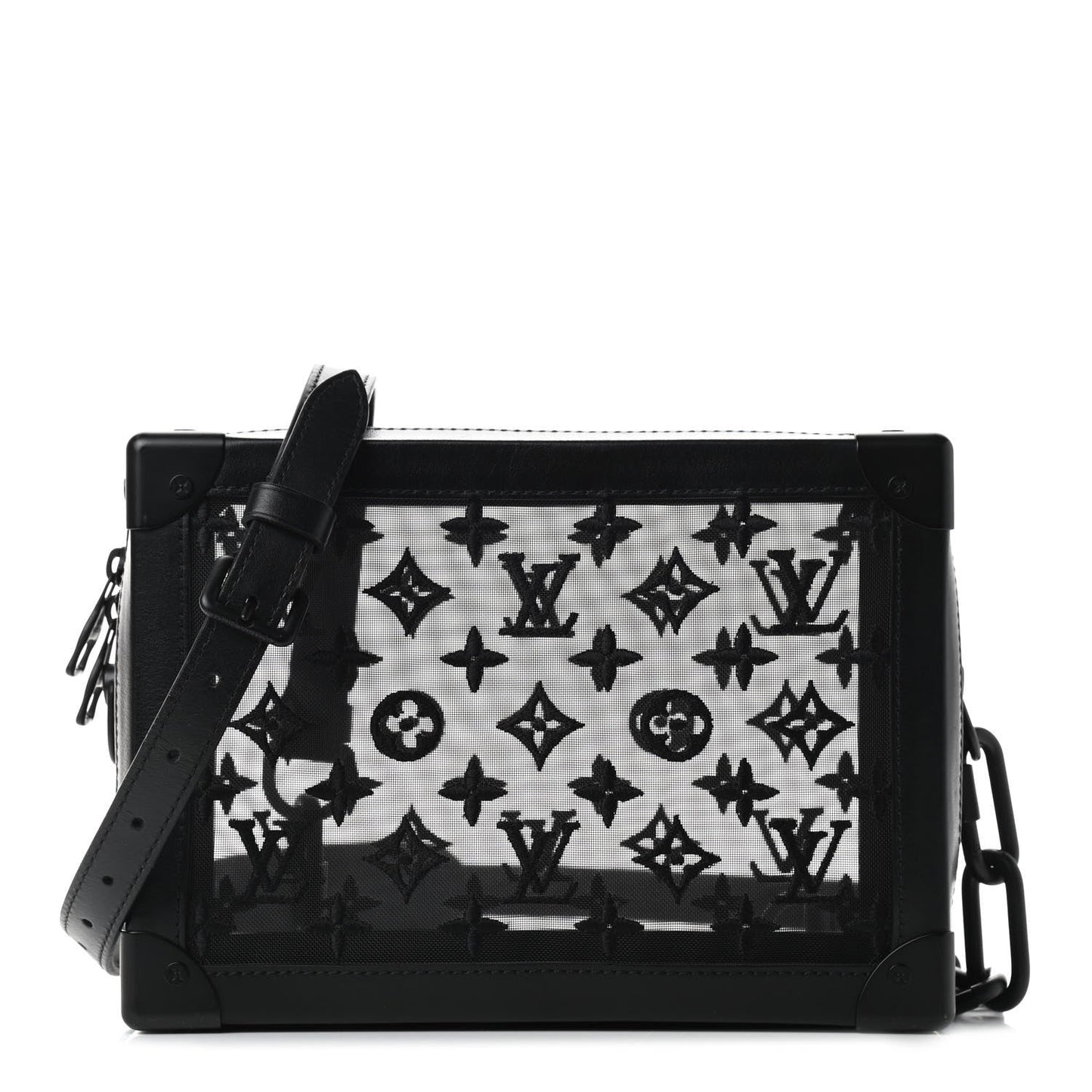 Louis Vuitton Virgil Abloh Soft Trunk Monogram Noir Handbag