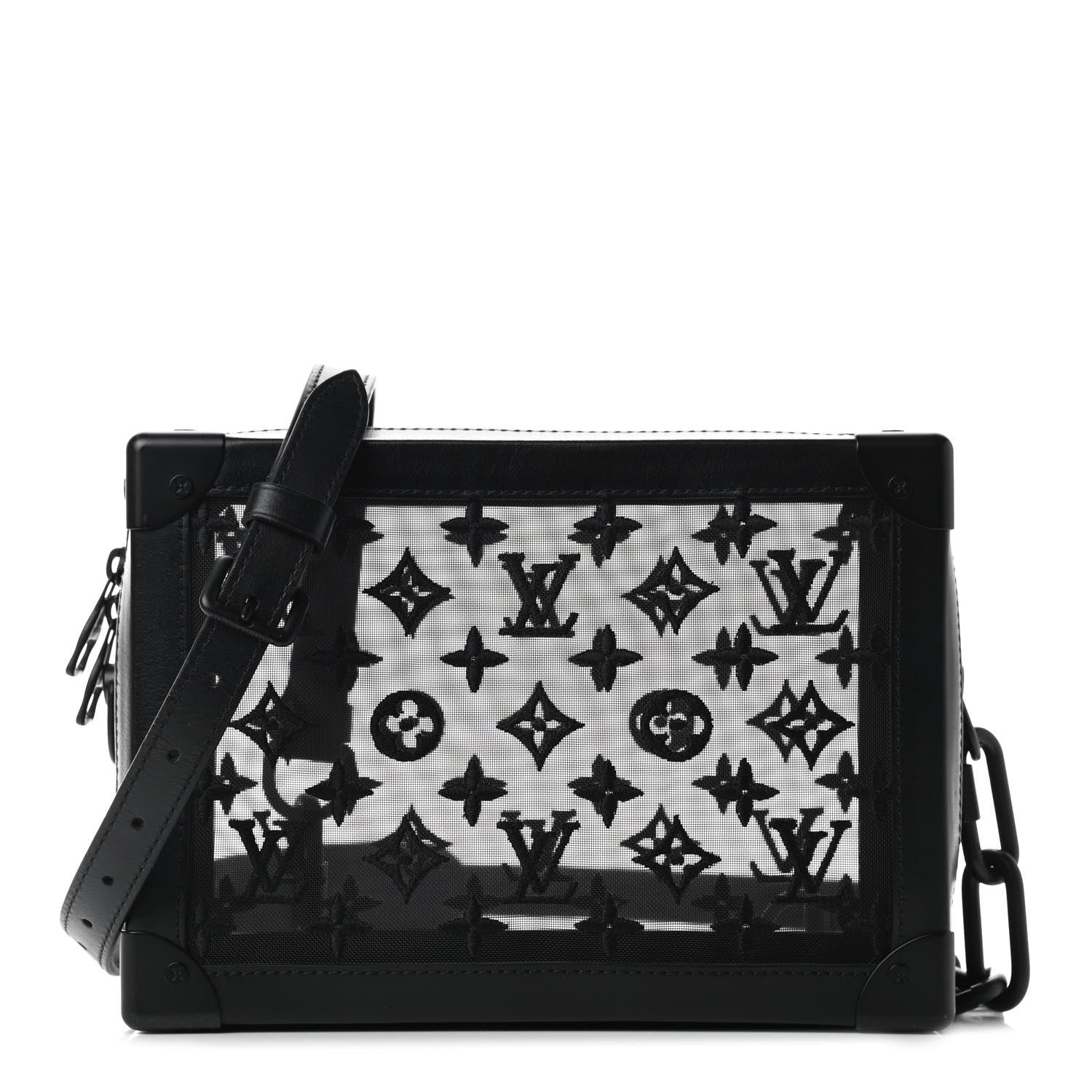 Louis Vuitton Virgil Abloh Soft Trunk Monogram Noir Handbag
