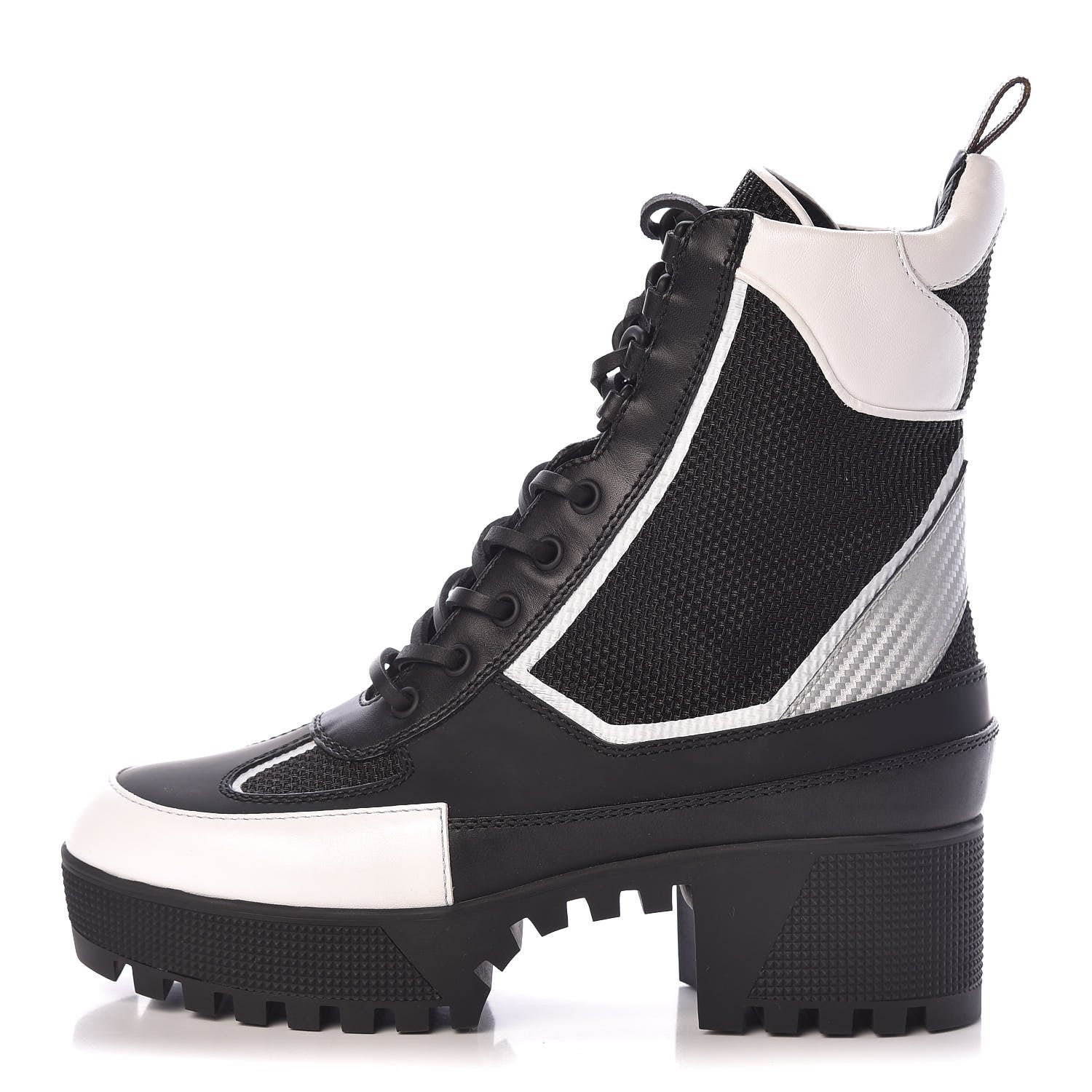 Louis Vuitton Technical Nylon Laureate Platform Desert Calfskin Shoes