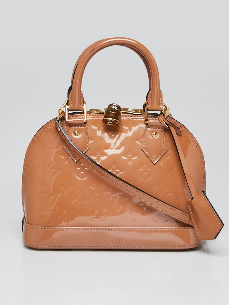 Louis Vuitton Alma BB Monogram Vernis Handbag