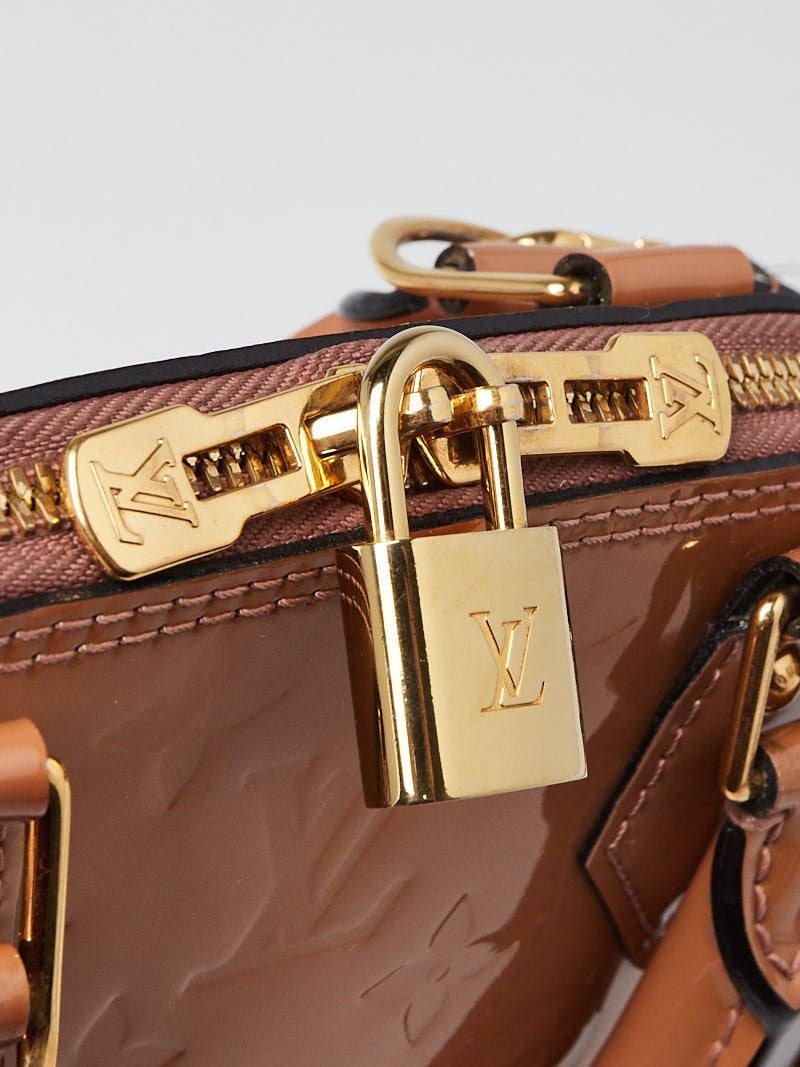 Louis Vuitton Alma BB Monogram Vernis Handbag