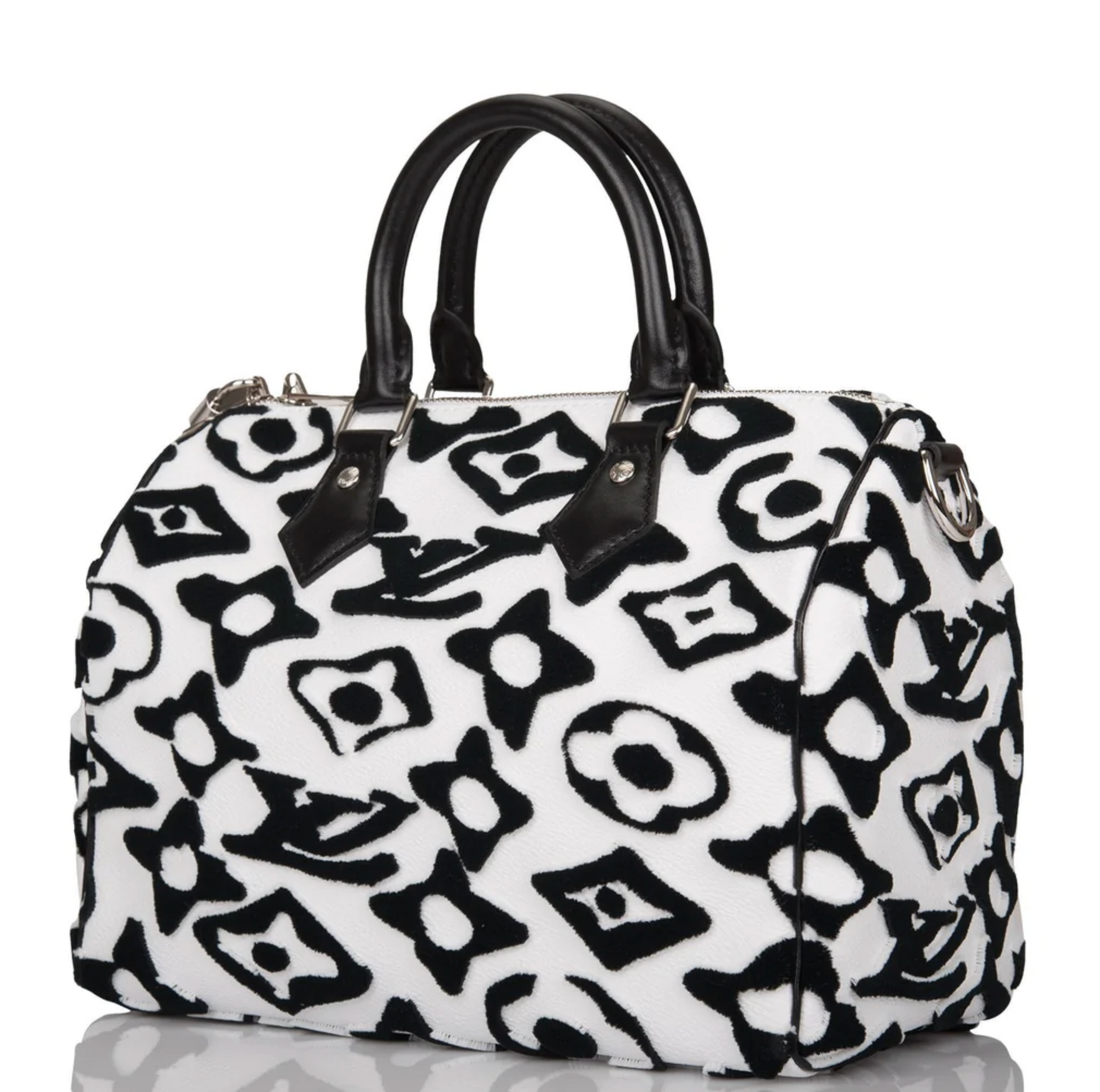 Louis Vuitton X UF Tufted Speedy Bandouliere Monogram Handbag