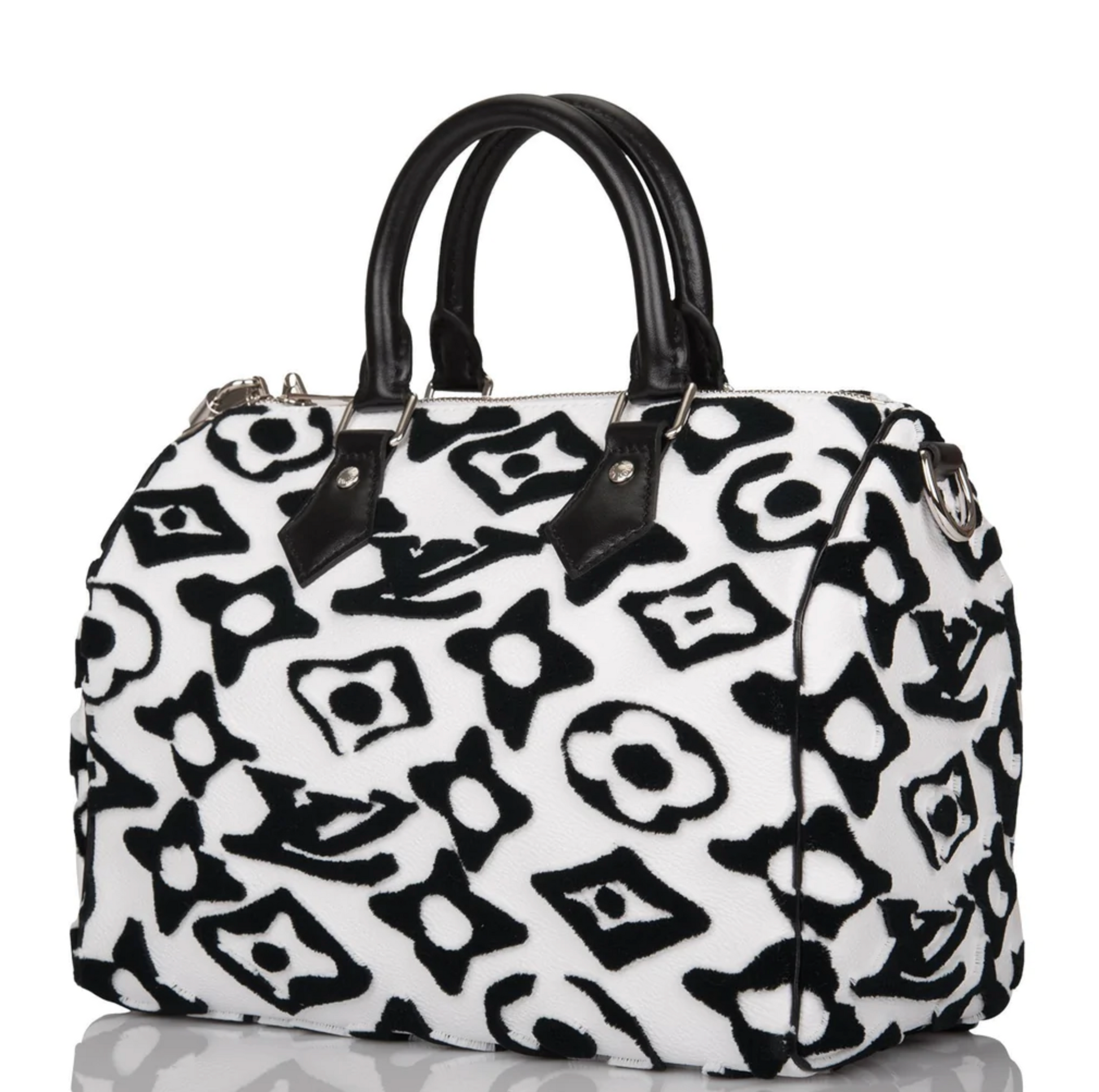 Louis Vuitton X UF Tufted Speedy Bandouliere Monogram Handbag