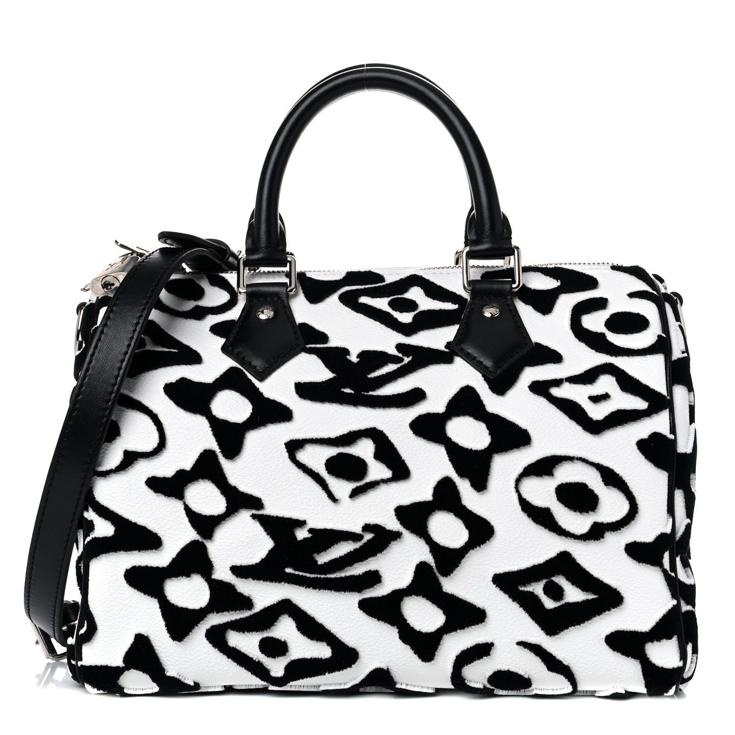 Louis Vuitton X UF Tufted Speedy Bandouliere Monogram Handbag