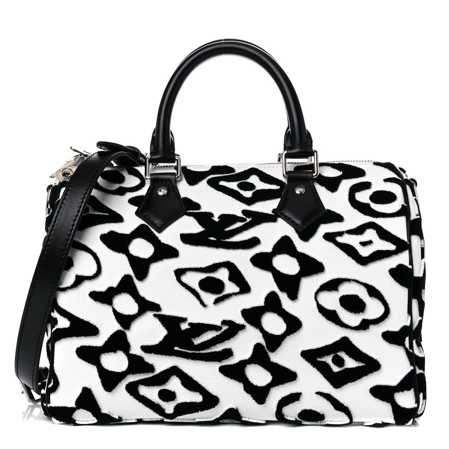 Louis Vuitton X UF Tufted Speedy Bandouliere Monogram Handbag