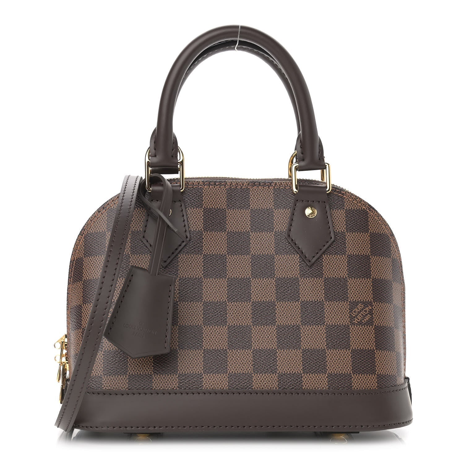 Louis Vuitton EBENE ALMA BB Damier Handbag