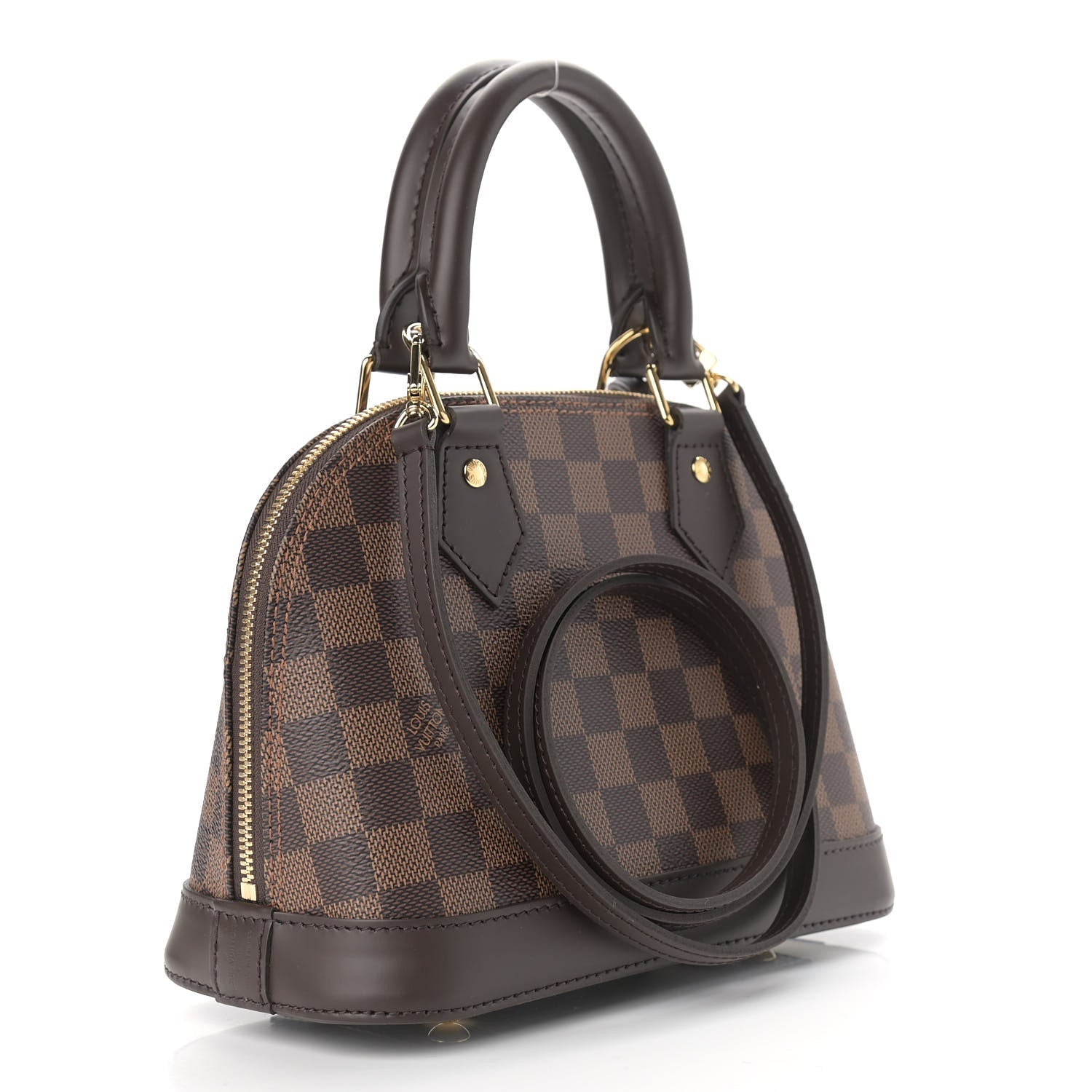 Louis Vuitton EBENE ALMA BB Damier Handbag