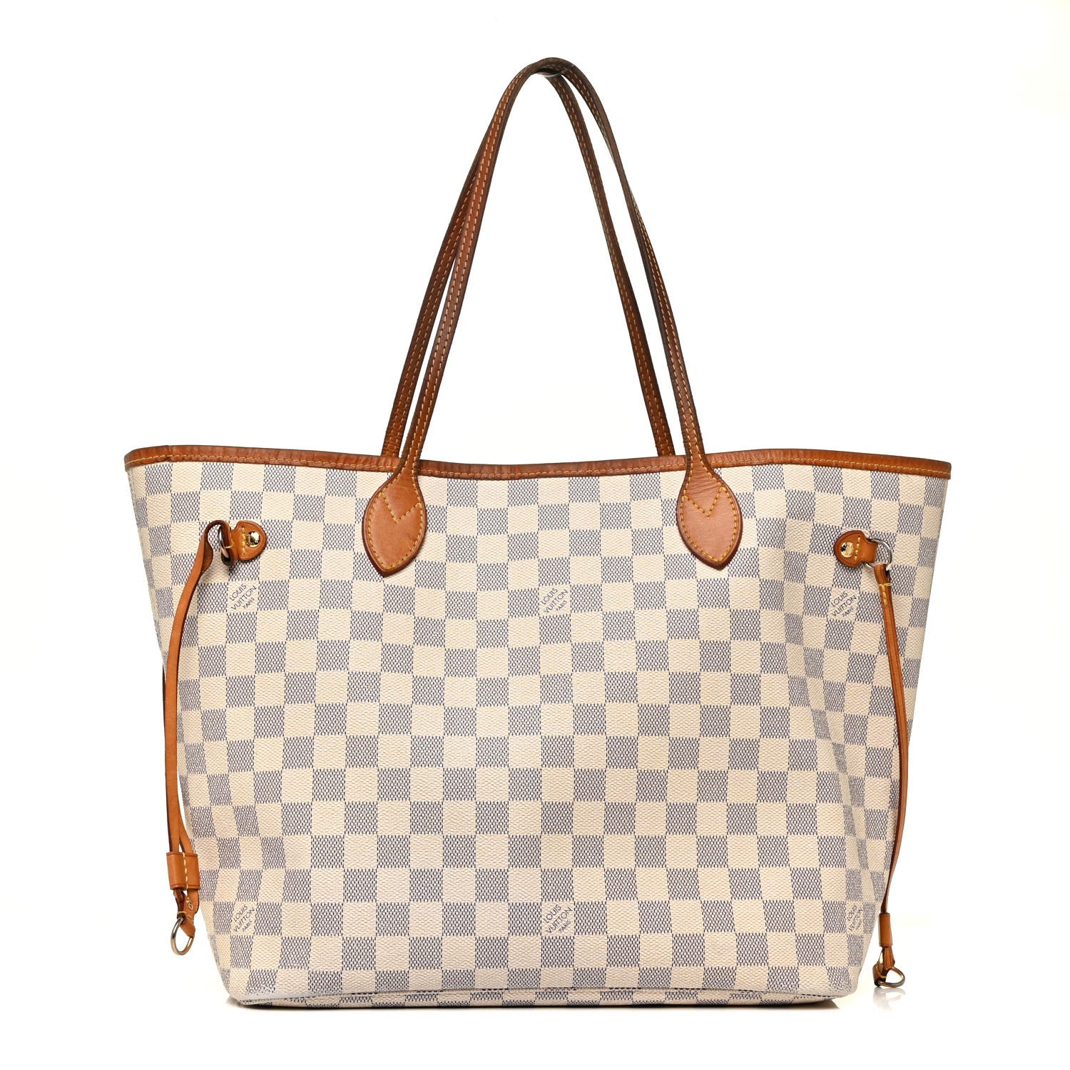 Louis Vuitton AZUR Damier Neverfull Tote Bag