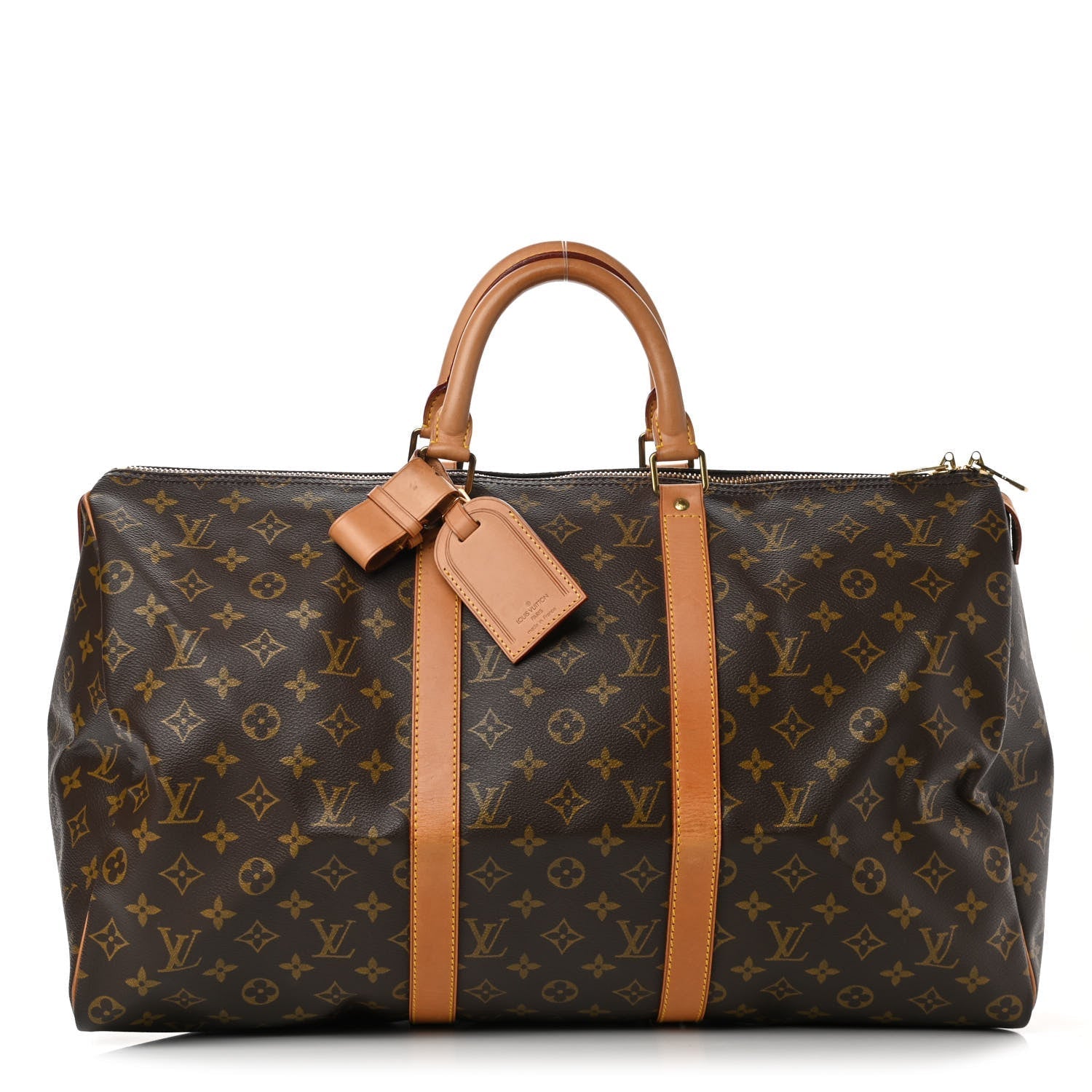 Louis Vuitton Keepall Bandouliere 50 Monogram Canvas Travel Bag