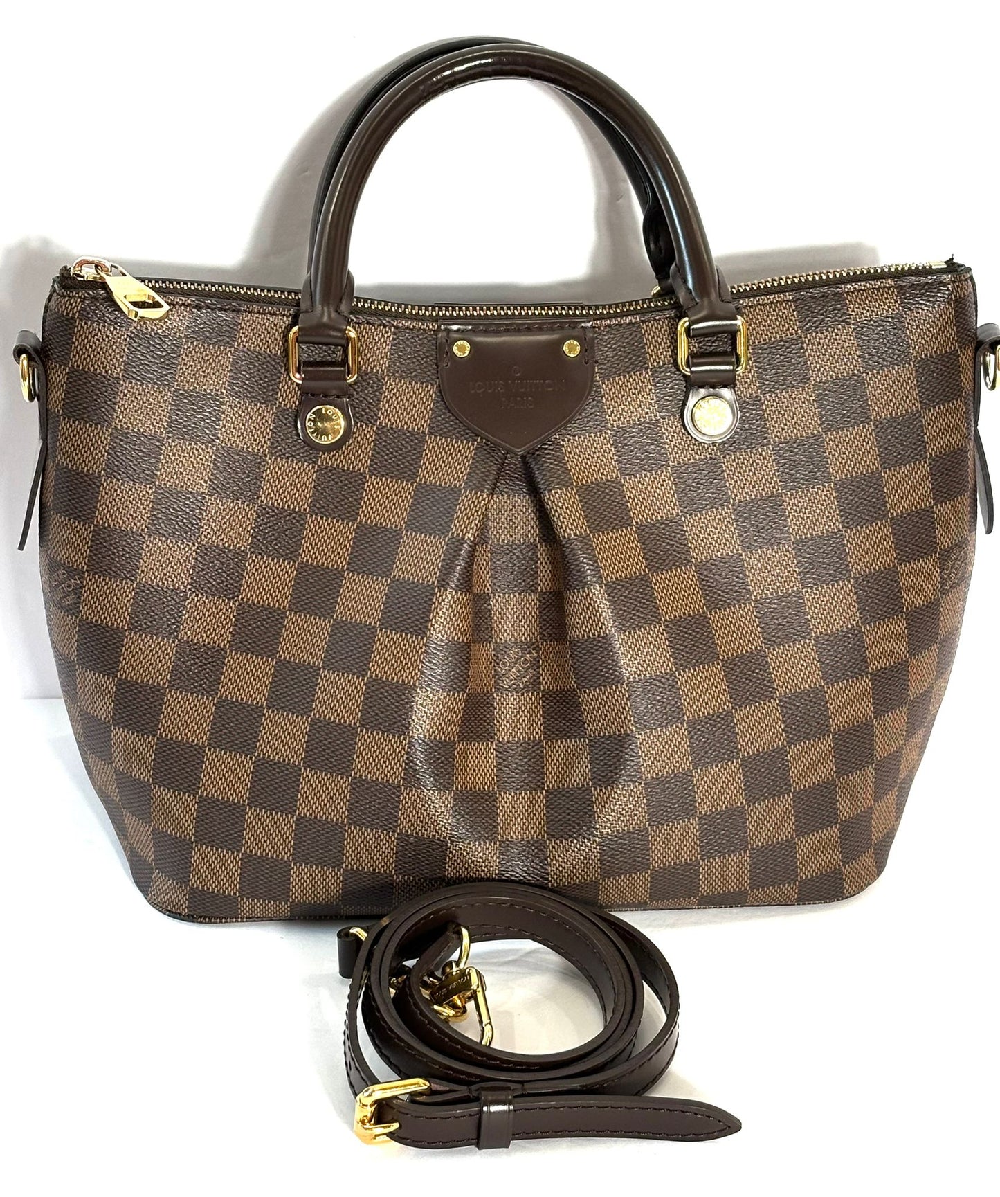 Louis Vuitton EBENE SIENA PM Damier Handbag
