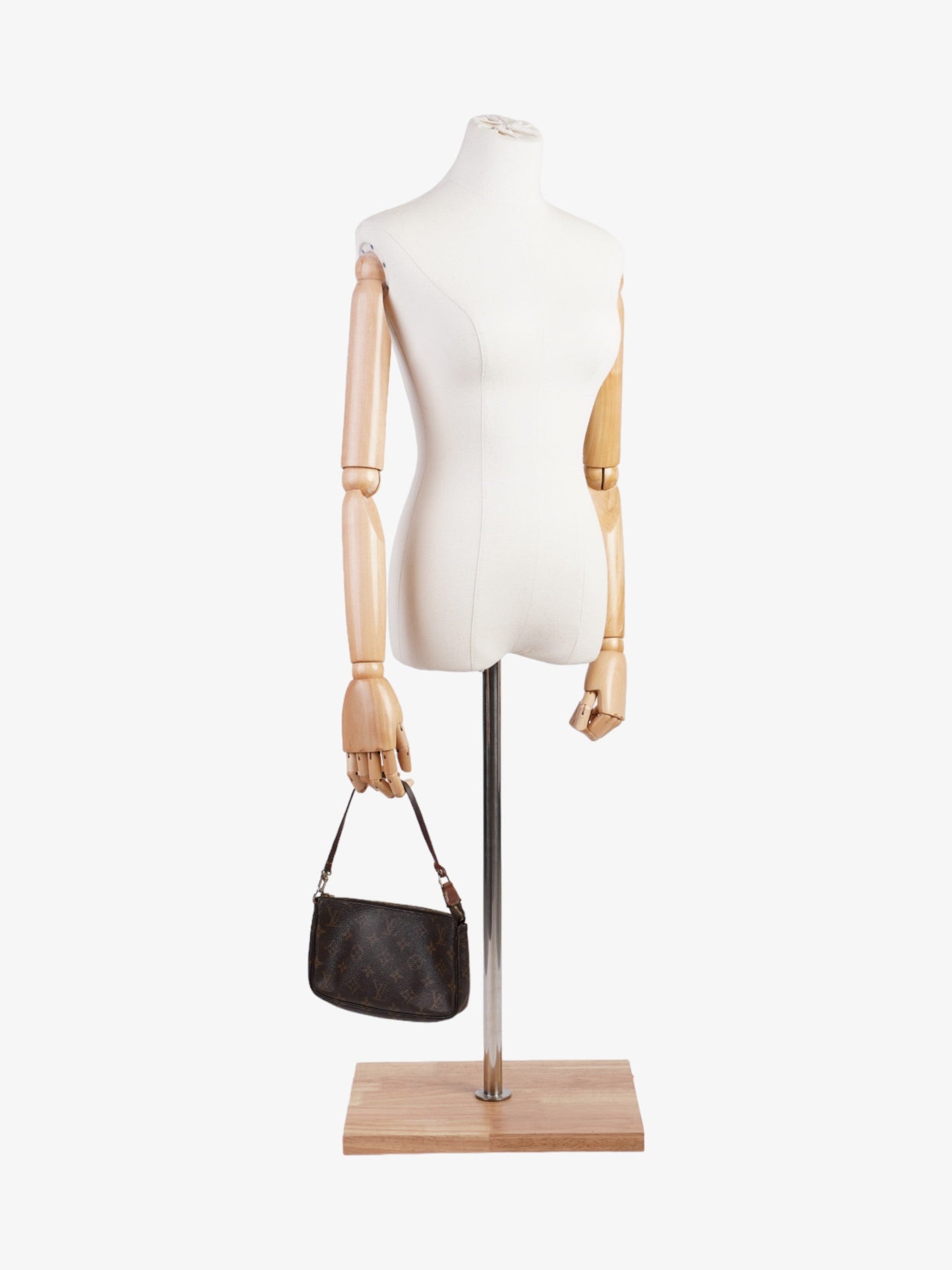 Louis Vuitton Pochette Accessoires Coated Monogram Canvas Coated Canvas Apparel Canvas 36