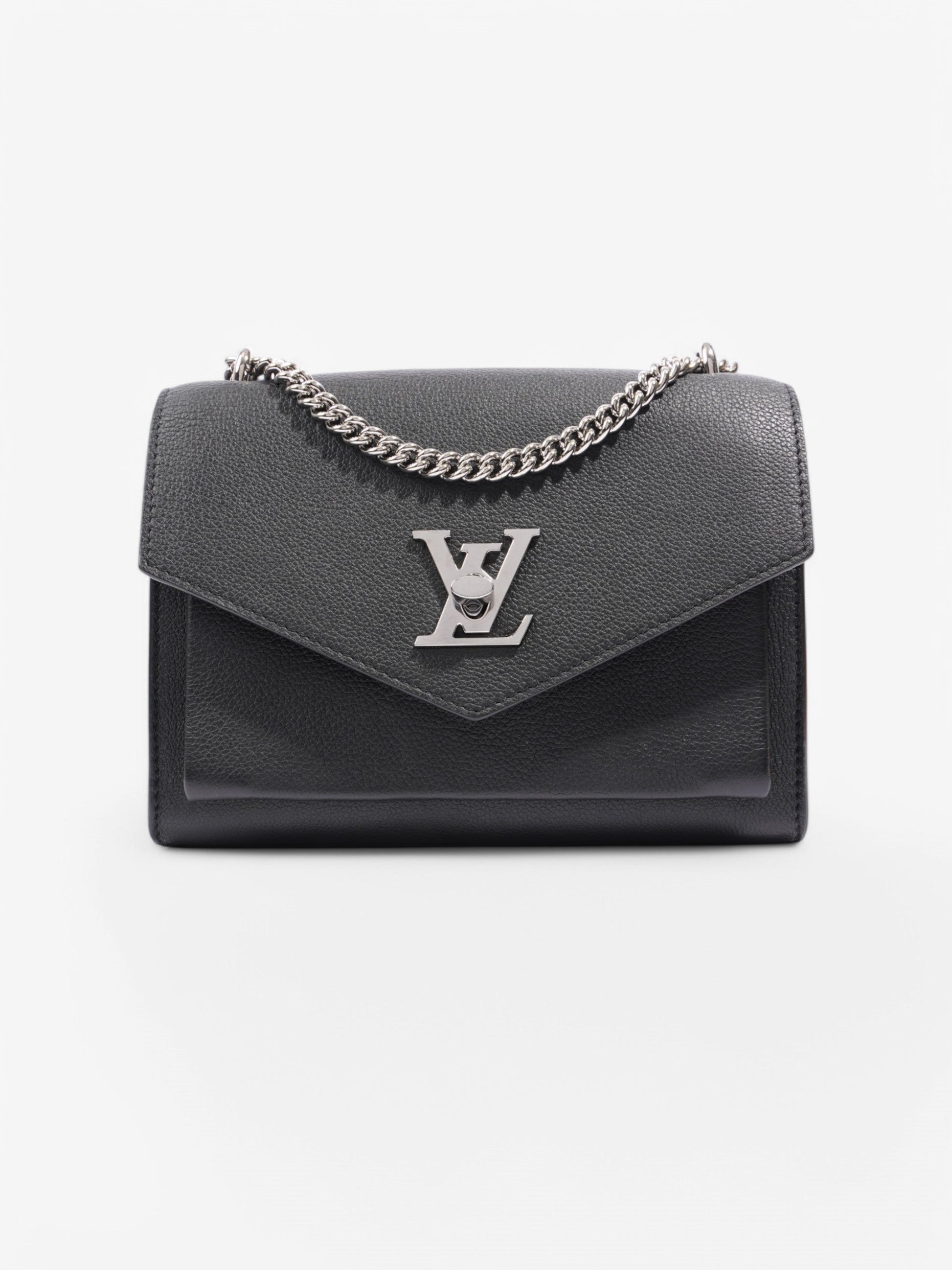 Louis Vuitton Mylockme BB Leather Black Handbag