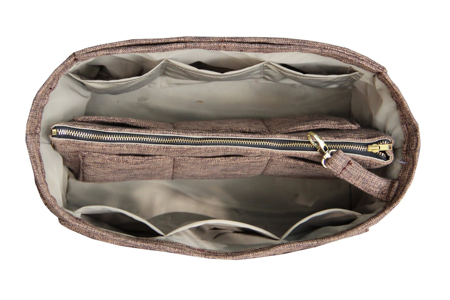 Dior Handbag Caro Bag Waterproof Linen Bag Organizer - Large
