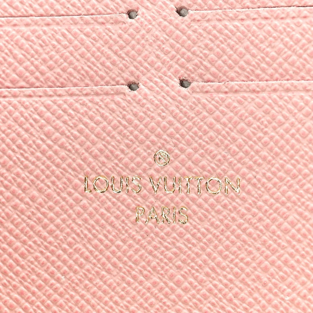 Louis Vuitton AZUR CLÉMENCE - ROSE Damier Wallet Case