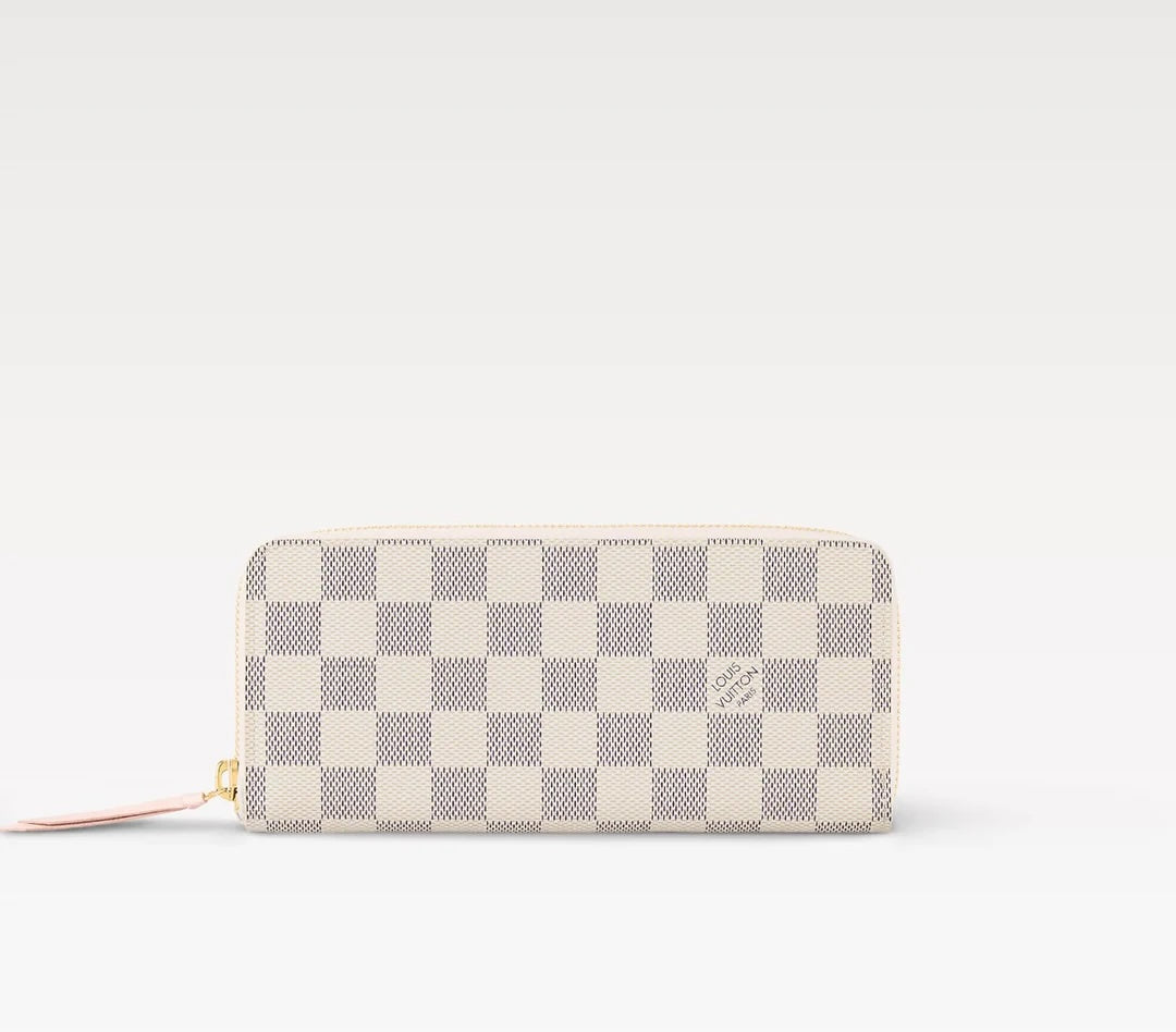 Louis Vuitton AZUR CLÉMENCE - ROSE Damier Wallet Case