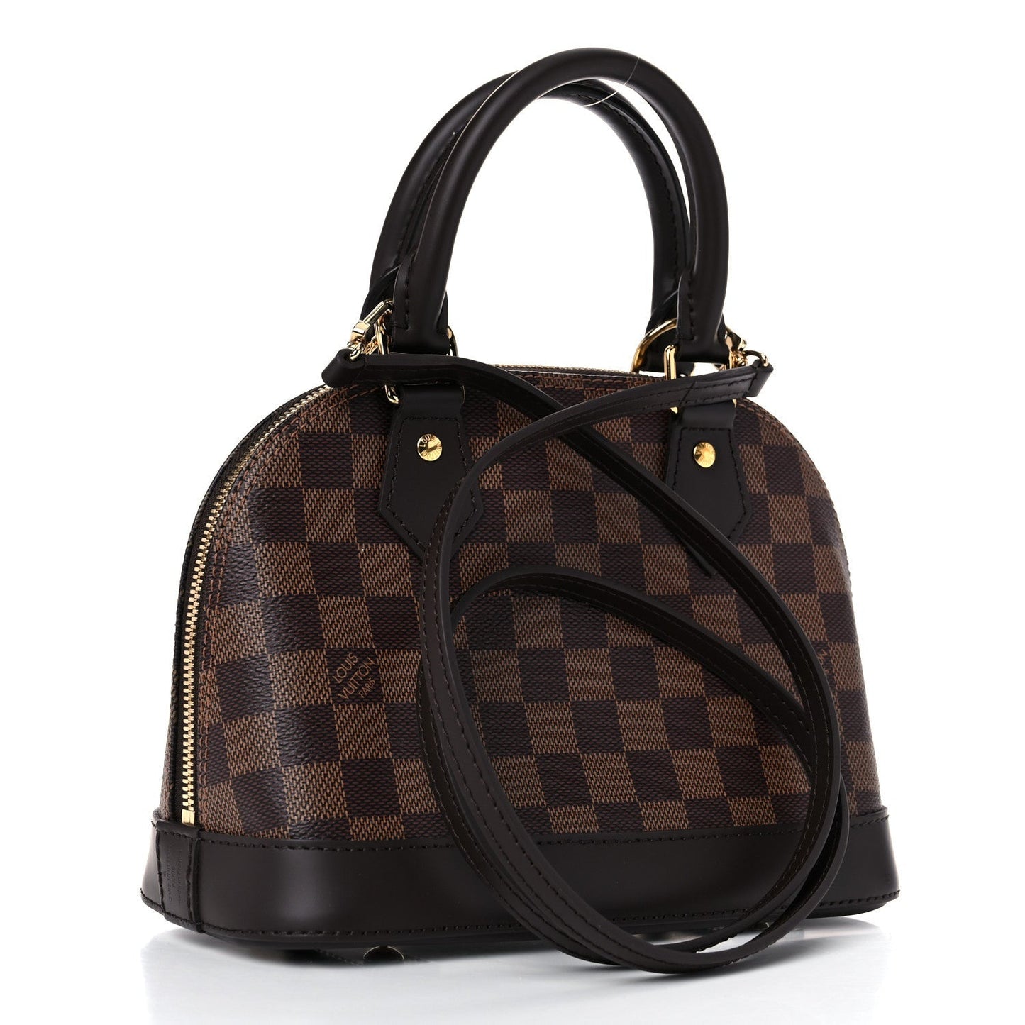 Louis Vuitton ALMA BB EBENE Damier Handbag