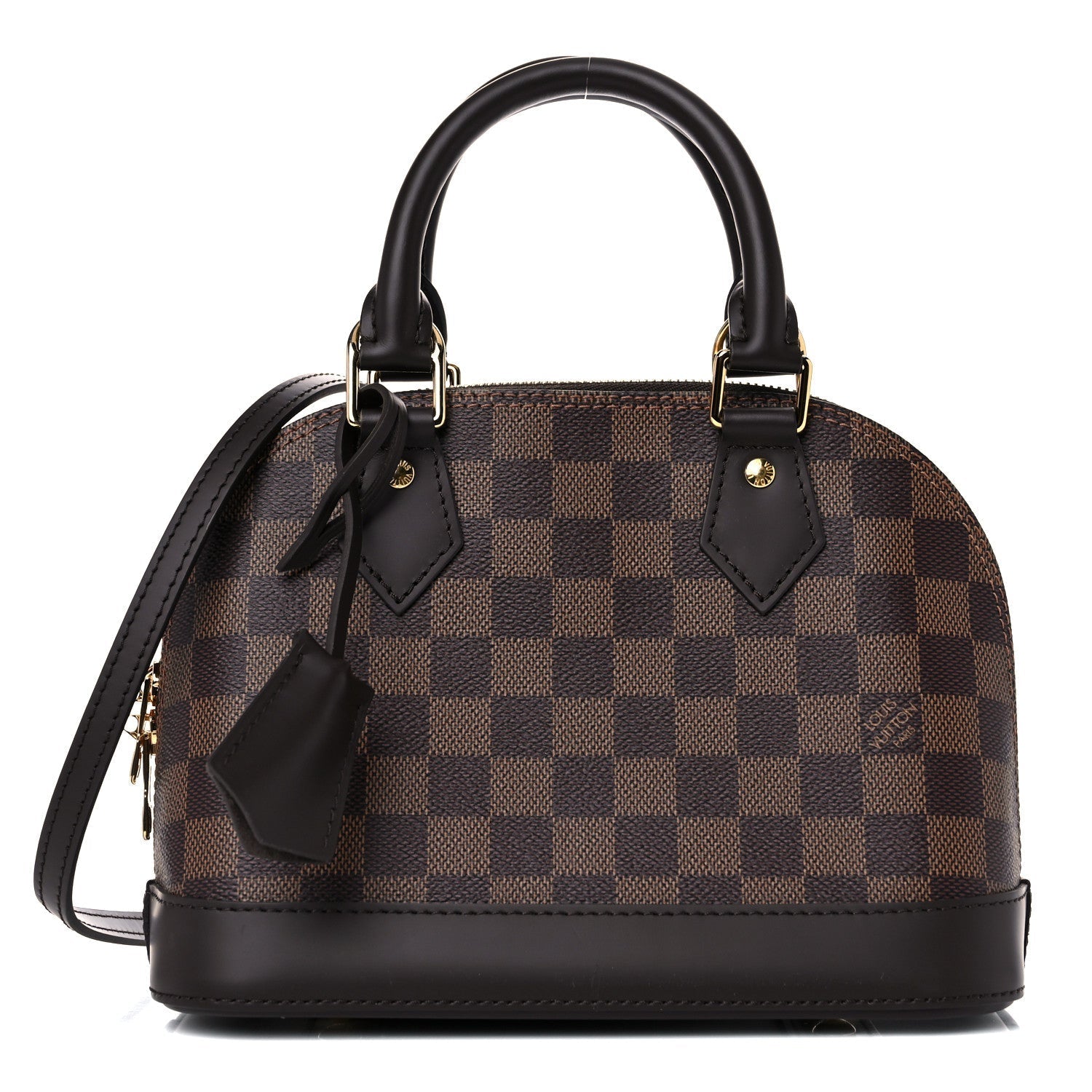 Louis Vuitton ALMA BB EBENE Damier Handbag
