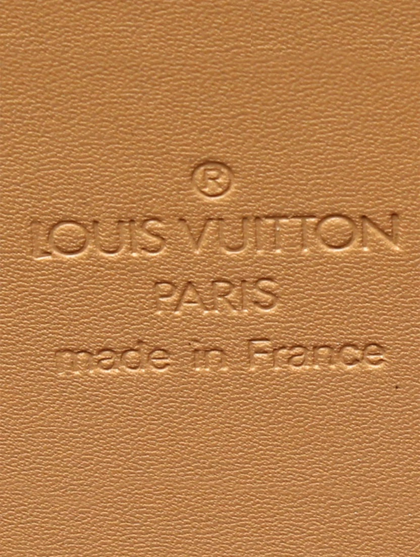 Louis Vuitton BLEEKER COSMETIC Monogram Vernis Leather Handbag