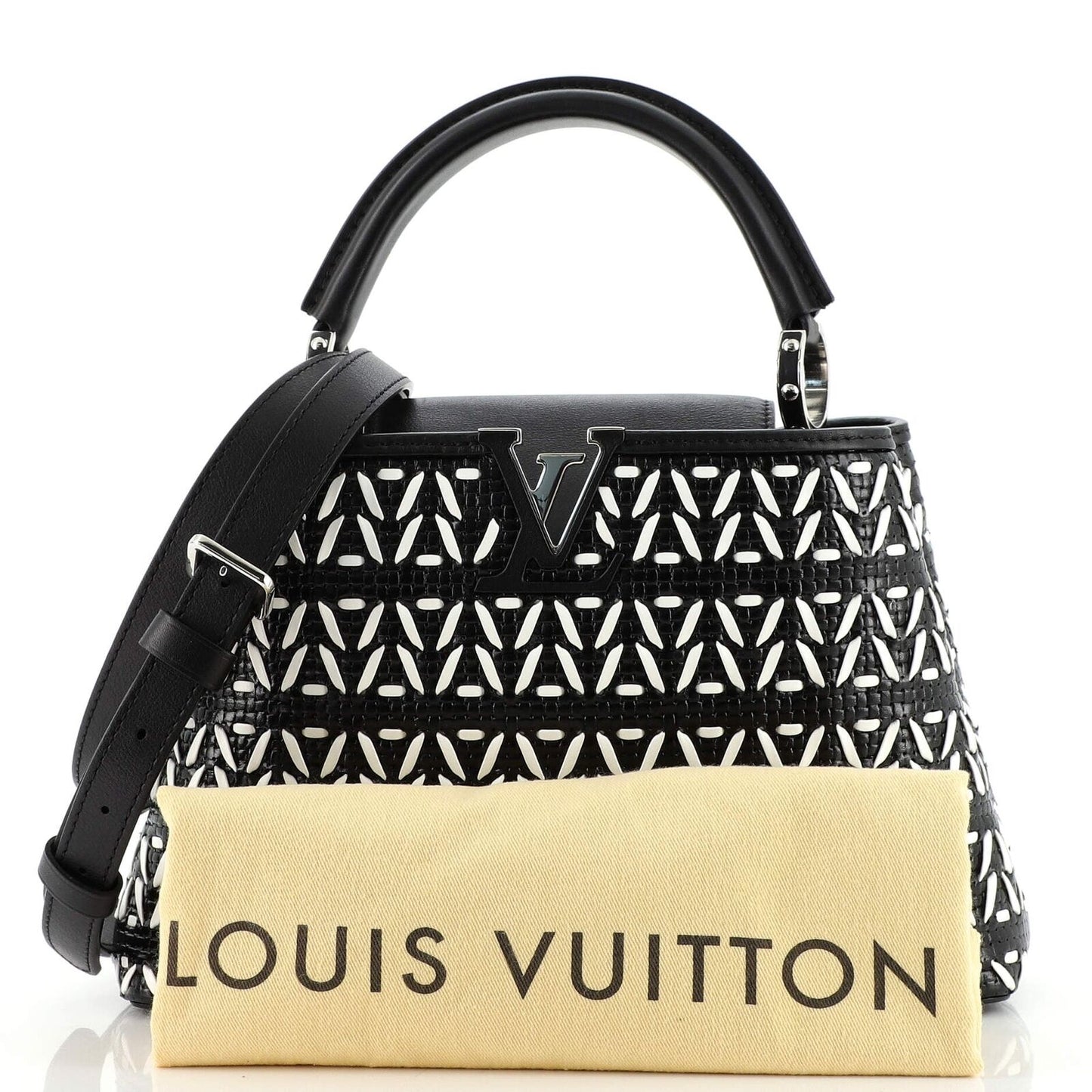 Louis Vuitton PLAITED BB Leather Capucines Hat