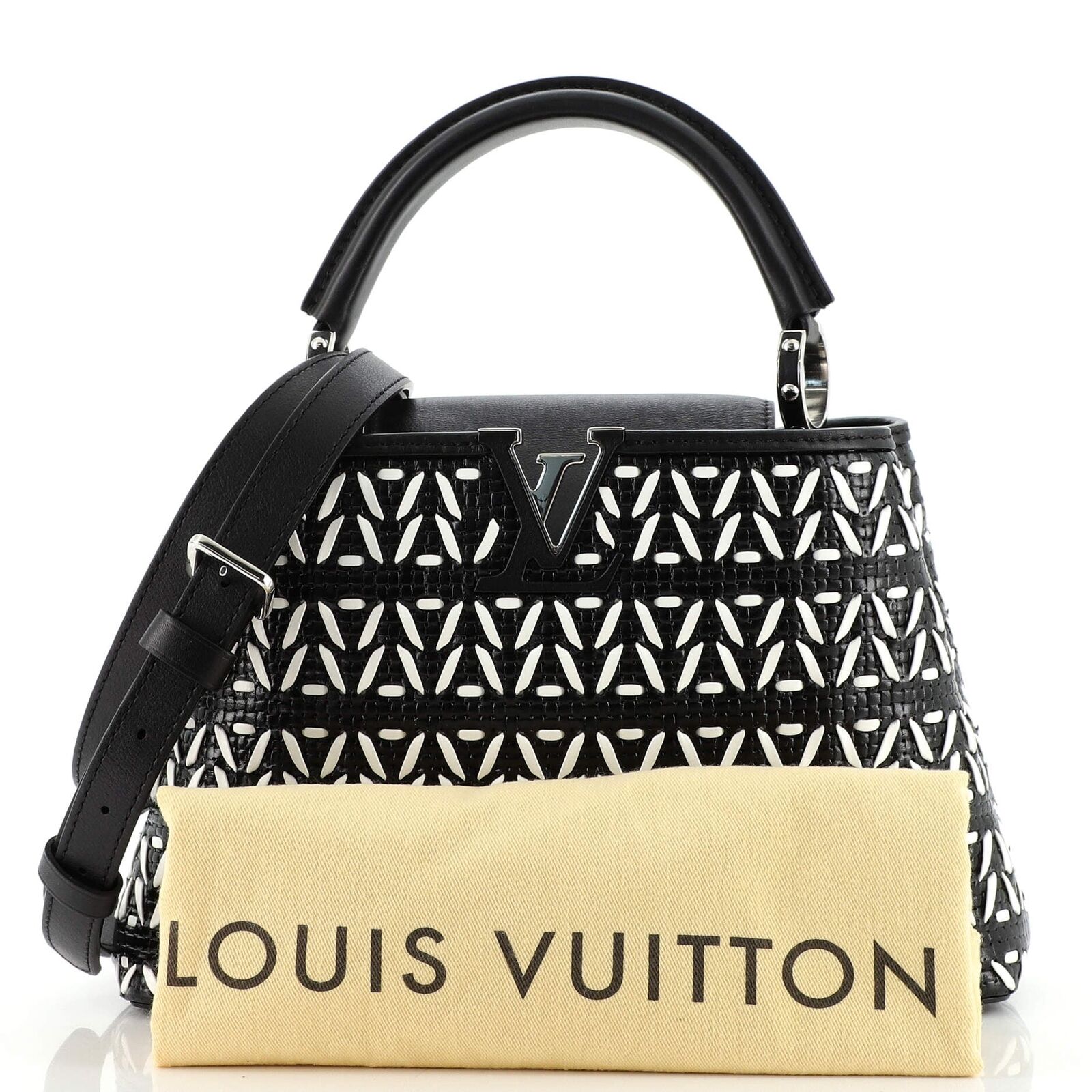 Louis Vuitton PLAITED BB Leather Capucines Hat
