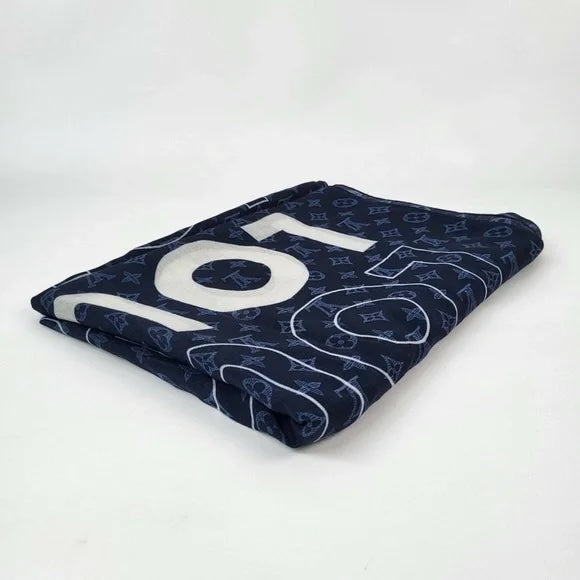 Louis Vuitton CASHMERE SILK SCARF SHAWL Monogram