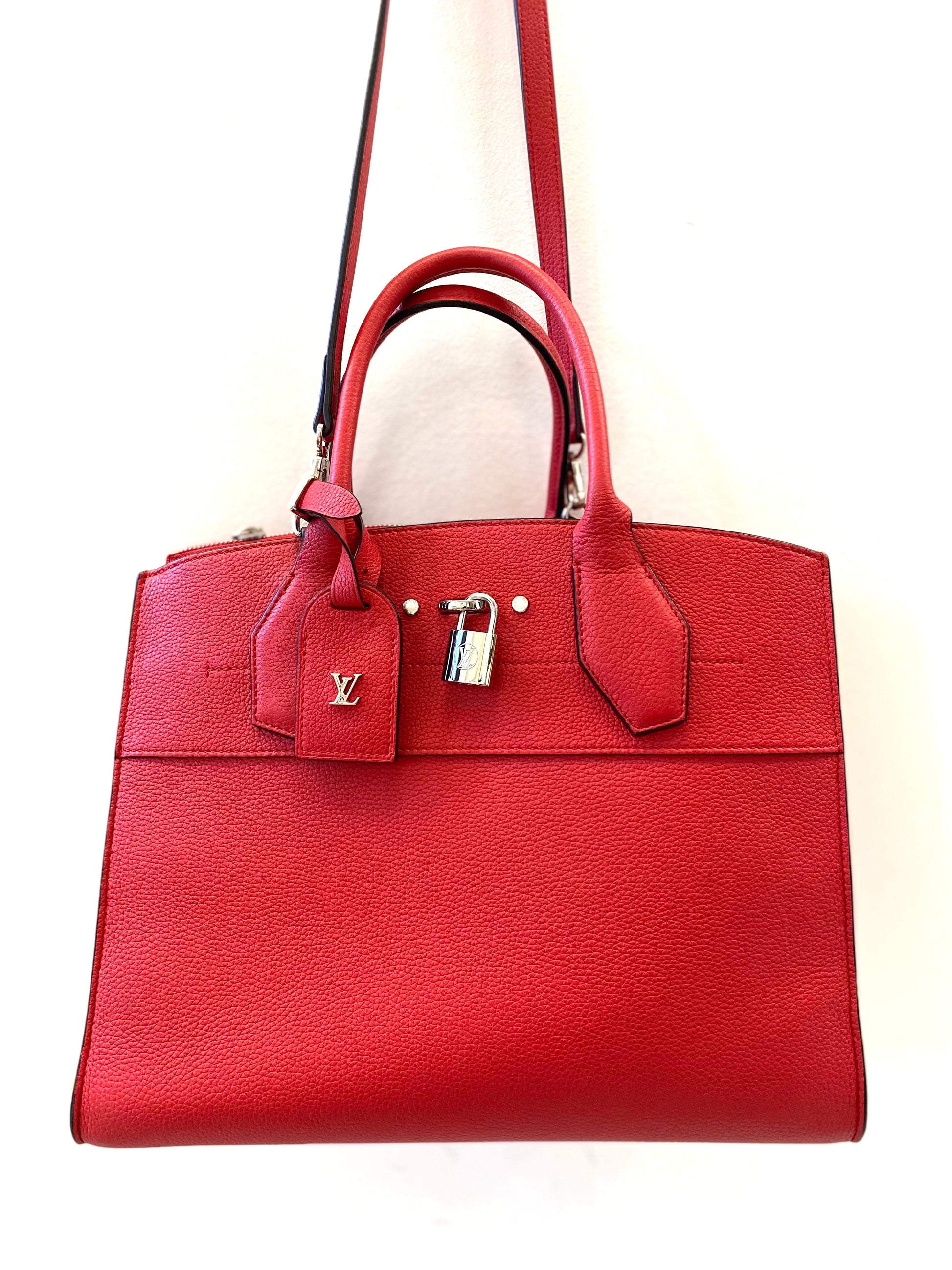 Louis Vuitton CITY STEAMER MM Tote Bag