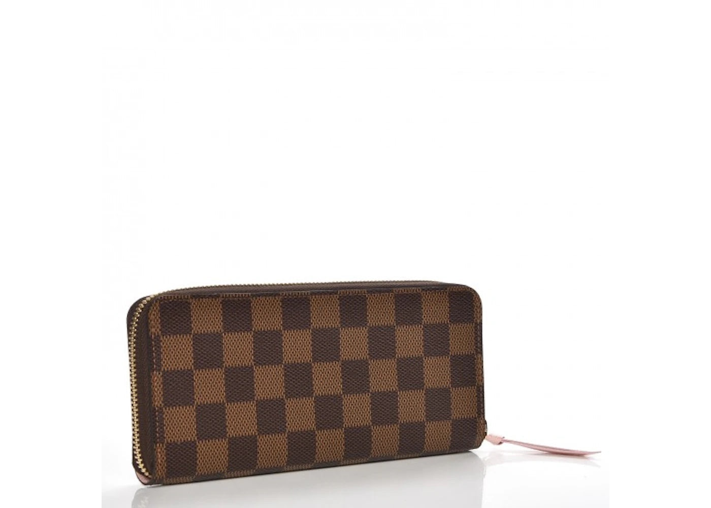 Louis Vuitton CLÉMENCE EBENY ROSE Damier Wallet Case