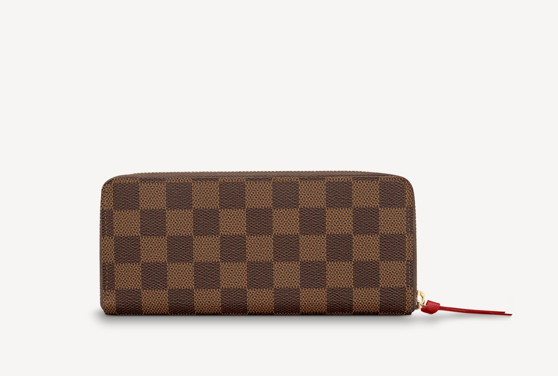 Louis Vuitton CLÉMENCE EBENY CHERRY Damier Wallet Case