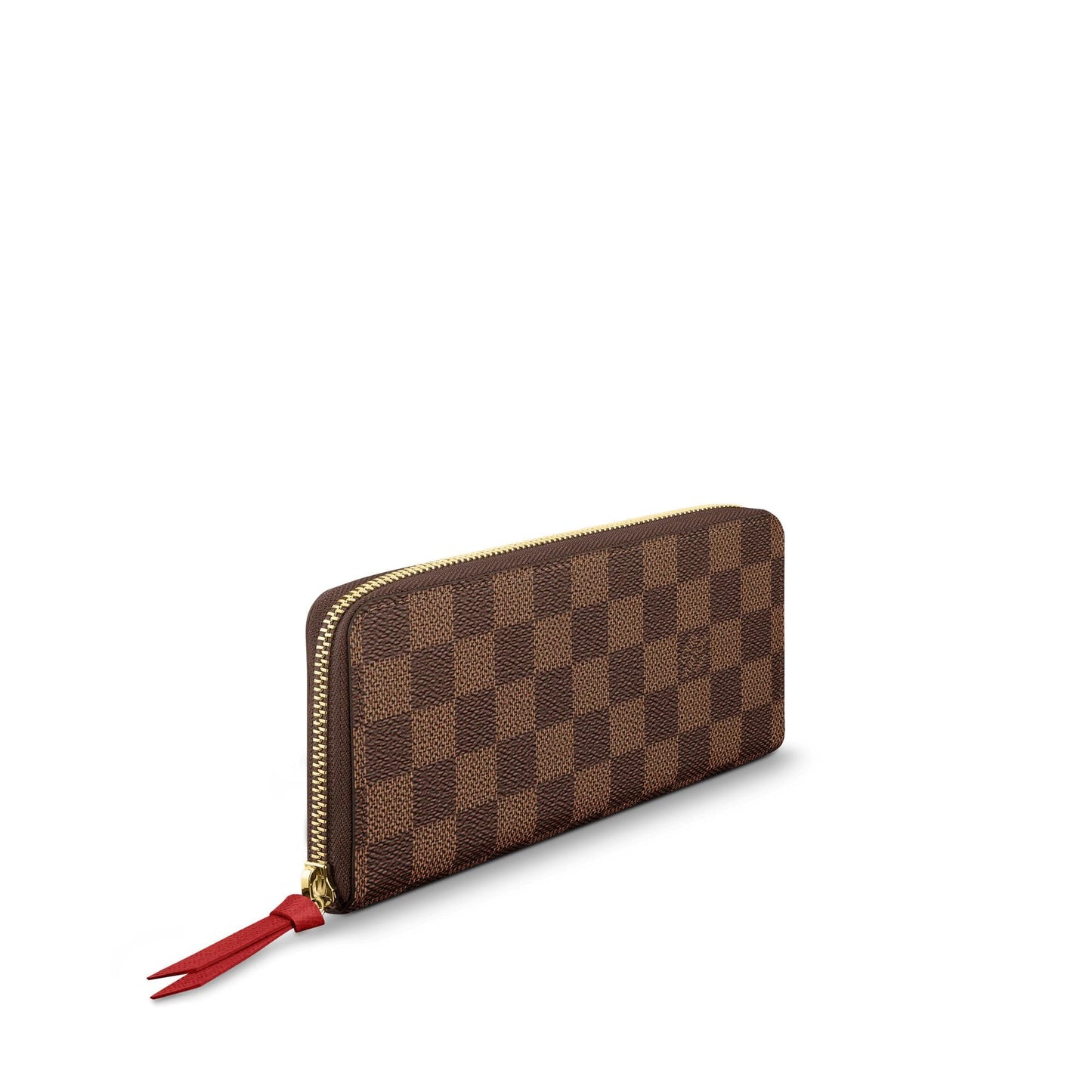 Louis Vuitton CLÉMENCE EBENY CHERRY Damier Wallet Case
