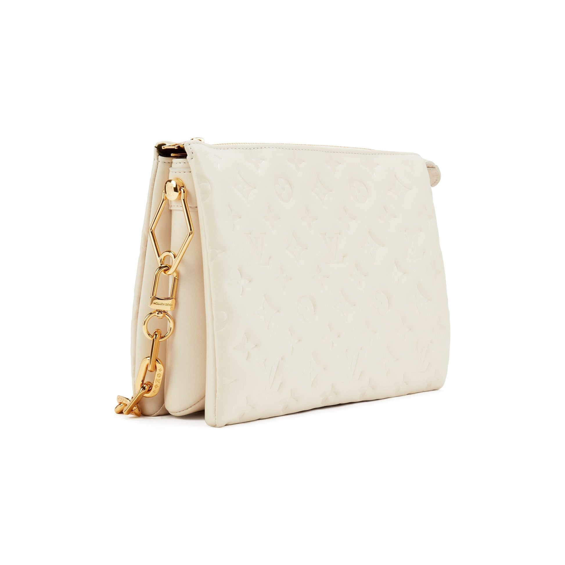 Louis Vuitton PUFFY COUSSIN PM Monogram Lambskin Handbag