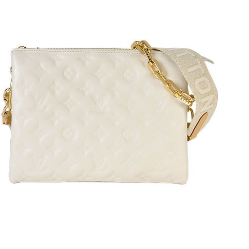 Louis Vuitton PUFFY COUSSIN PM Monogram Lambskin Handbag