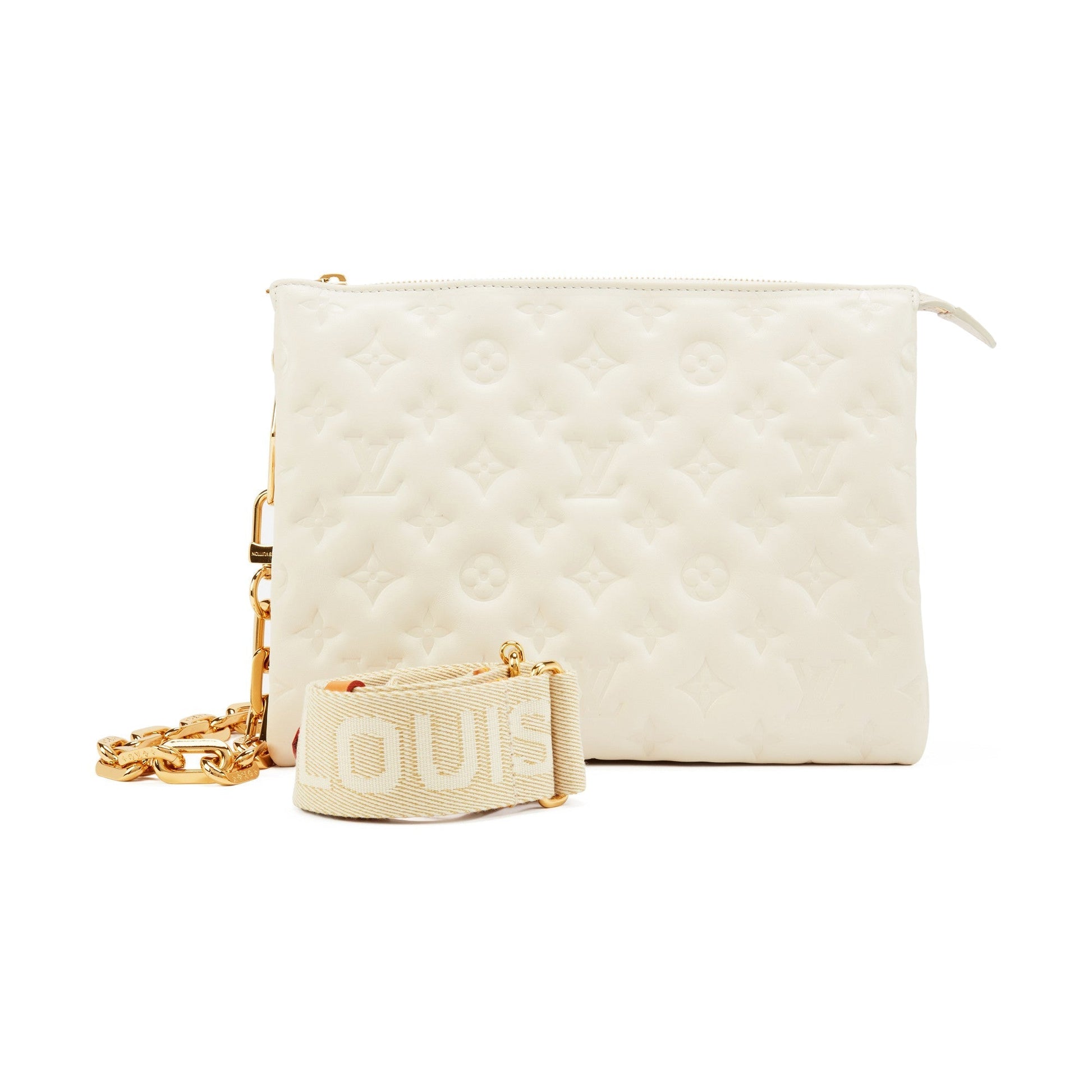 Louis Vuitton PUFFY COUSSIN PM Monogram Lambskin Handbag
