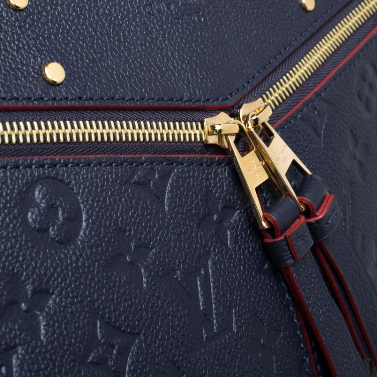 Louis Vuitton Sully Marine Rouge Monogram MM Empreinte Handbag