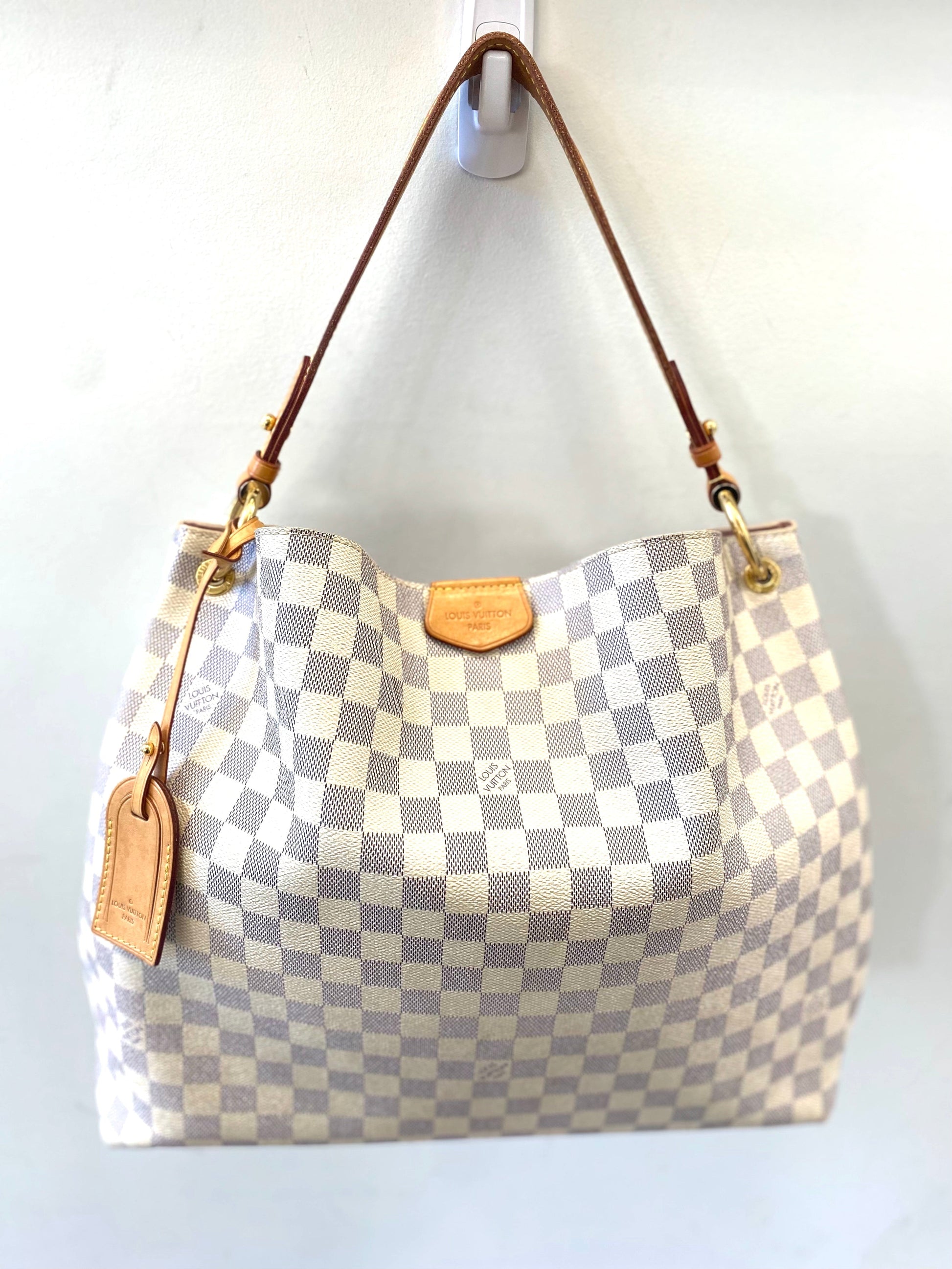Louis Vuitton AZUR GRACEFUL PM Damier Handbag