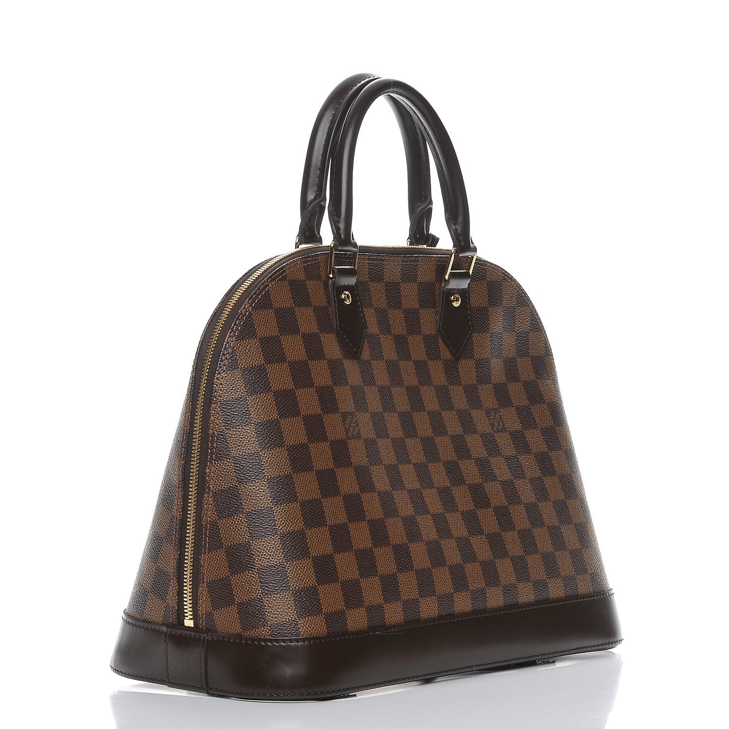 Louis Vuitton EBENE ALMA MM Damier Handbag