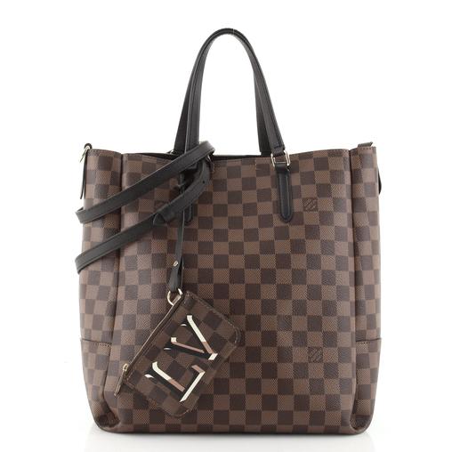 Louis Vuitton Ebene Belmont MM Damier Handbag