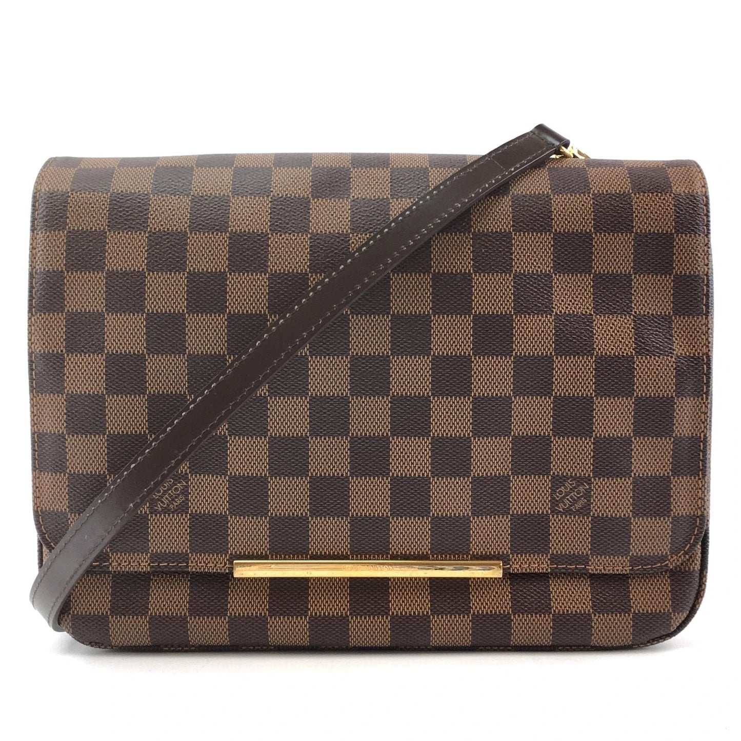 Louis Vuitton Hoxton GM Ebene Messenger Damier Crossbody Bag