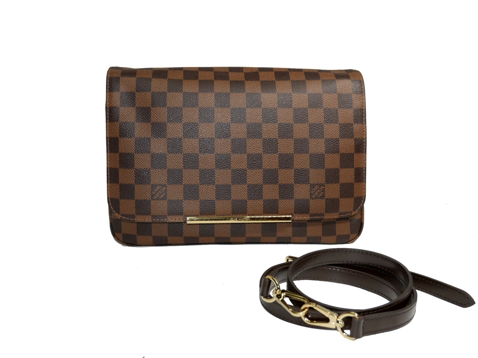 Louis Vuitton Hoxton GM Ebene Messenger Damier Crossbody Bag