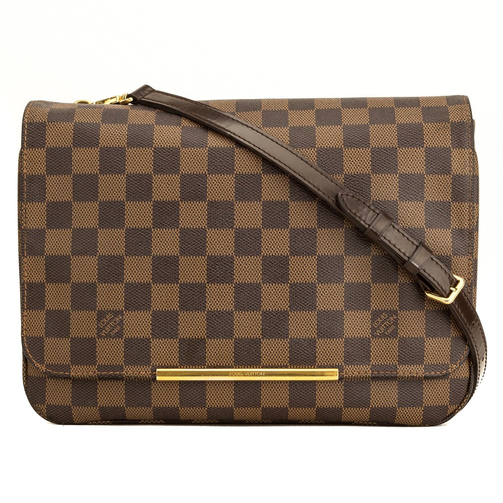 Louis Vuitton Hoxton GM Ebene Messenger Damier Crossbody Bag
