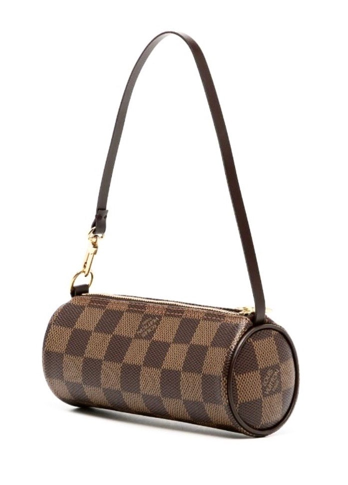 Louis Vuitton EBENE PAPILLON POCHETTE Damier Clutch Bag